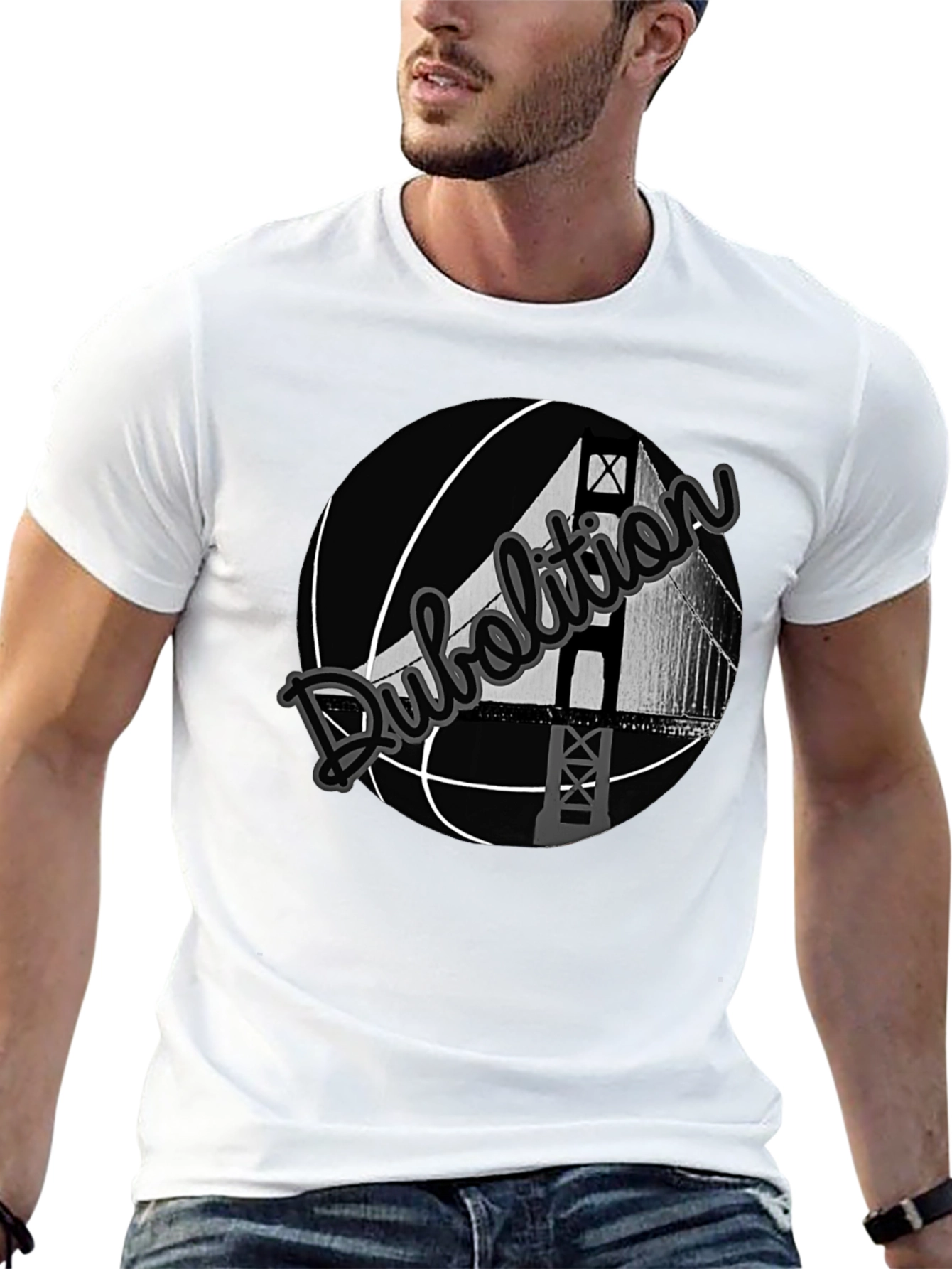 Black Dubolition Bridge Graphic T-Shirt view 13