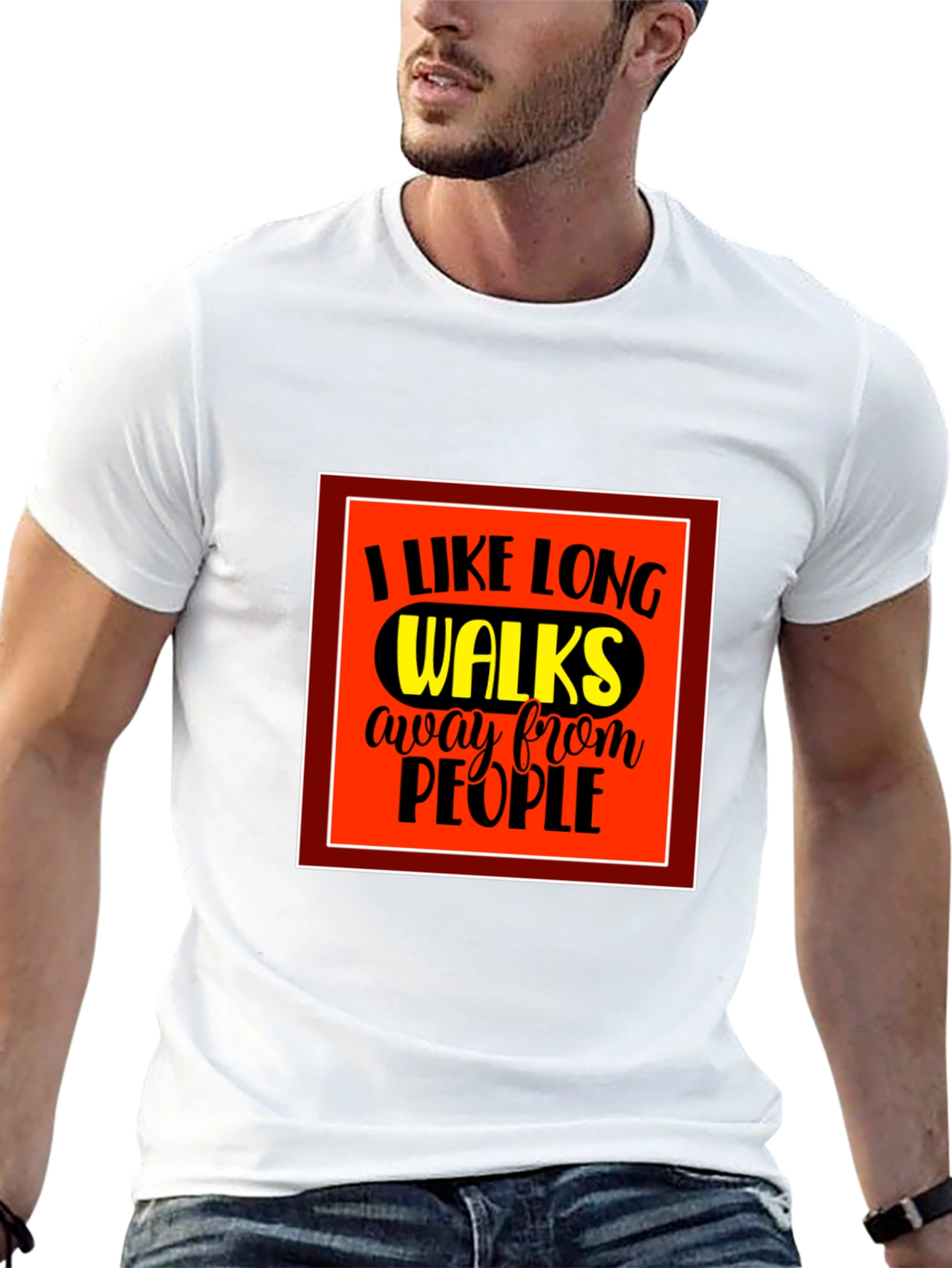 Black Long Walks T-Shirt view 13