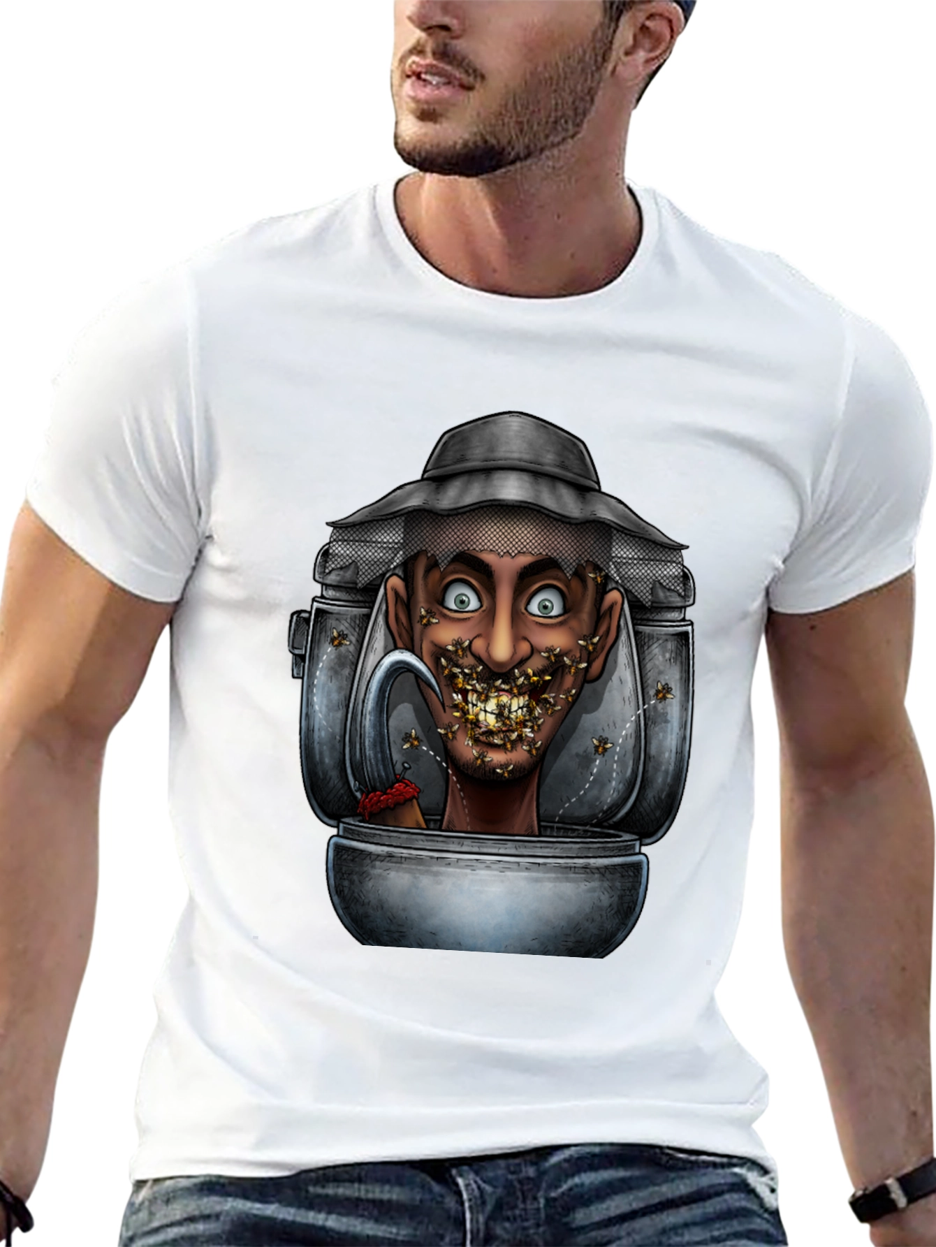 Black Bee Keeper T-Shirt view 13