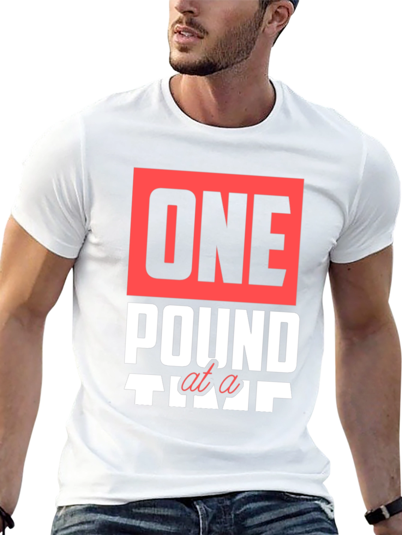 Black One Pound at a Time Graphic T-Shirt view 13
