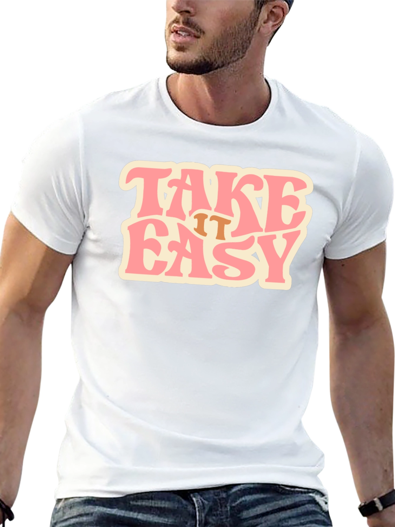 Black Take it Easy Black T-Shirt view 13