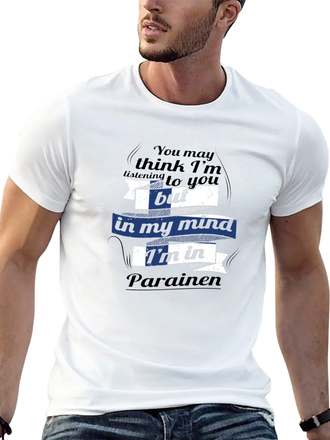 Black Funny Parainen Mind T-Shirt - Finland Pride view 13
