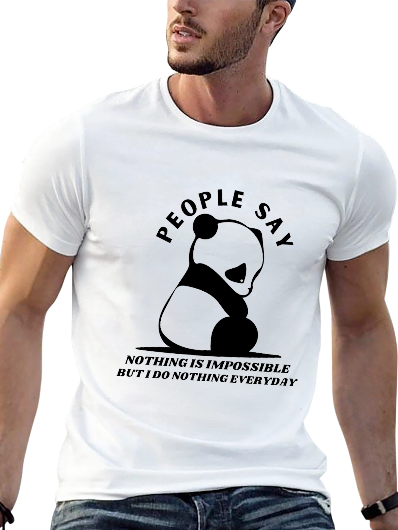 Black People Say Panda T-Shirt view 13