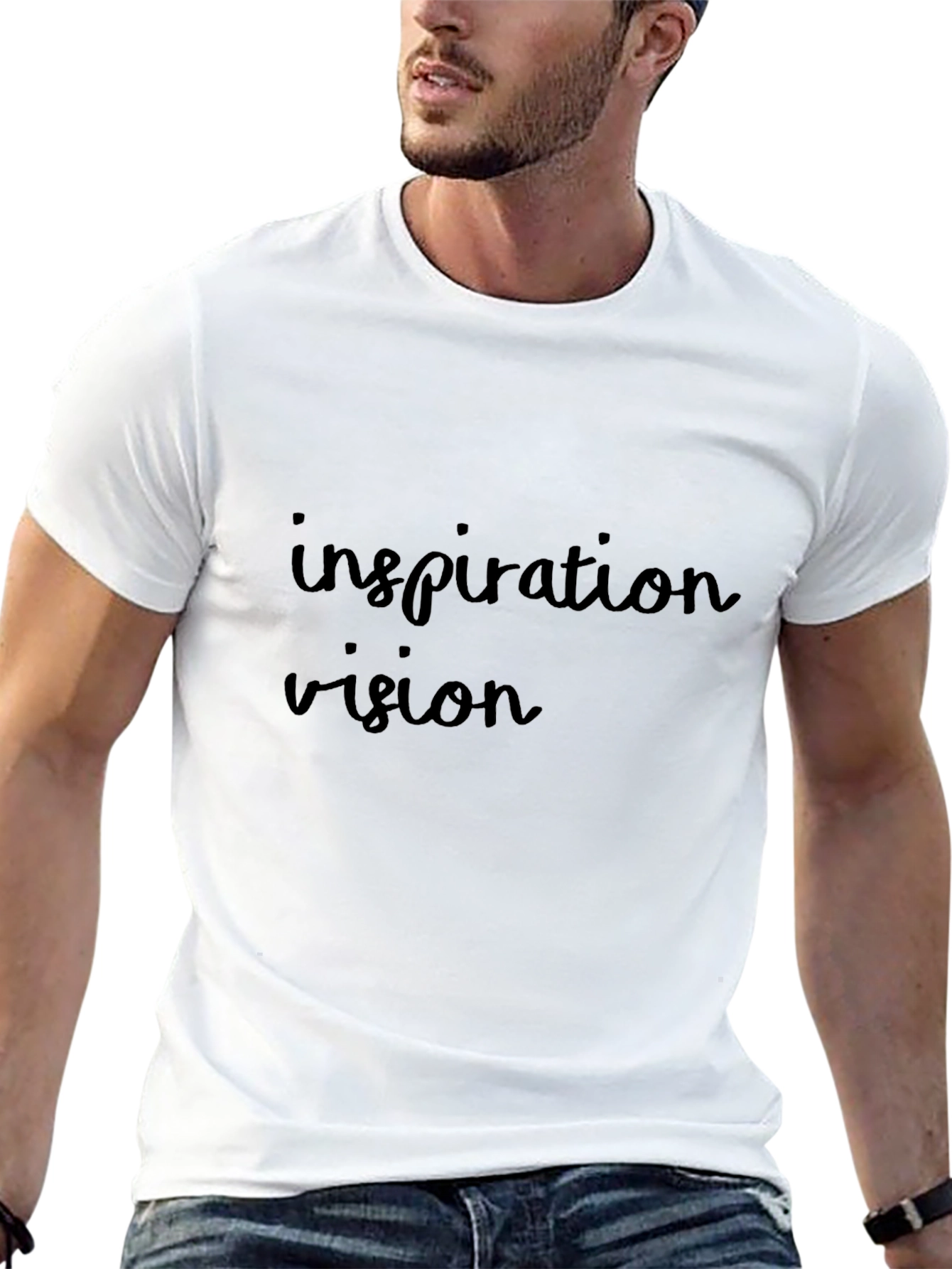 Black Inspiration Vision Black T-Shirt view 13