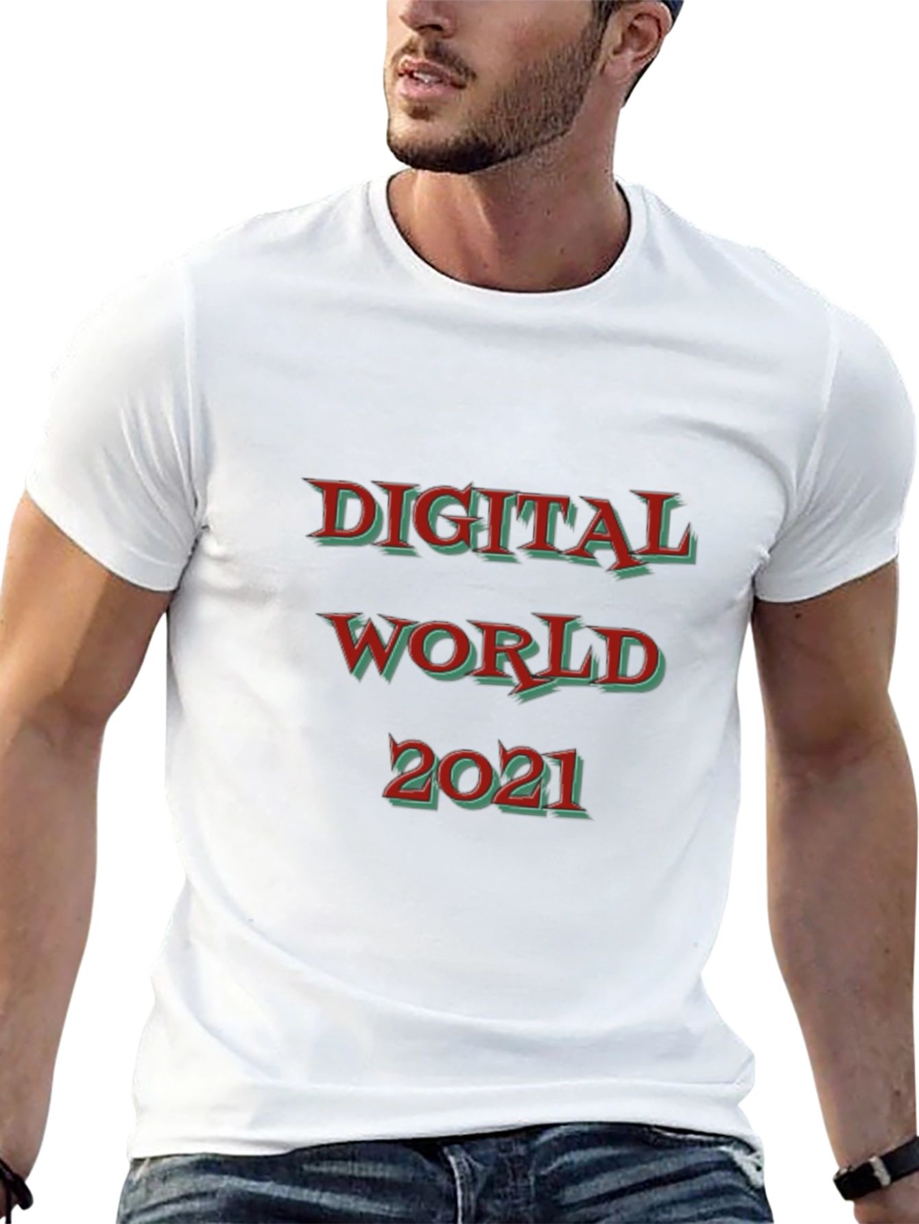 Black Digital World 2021 Graphic Tee view 13