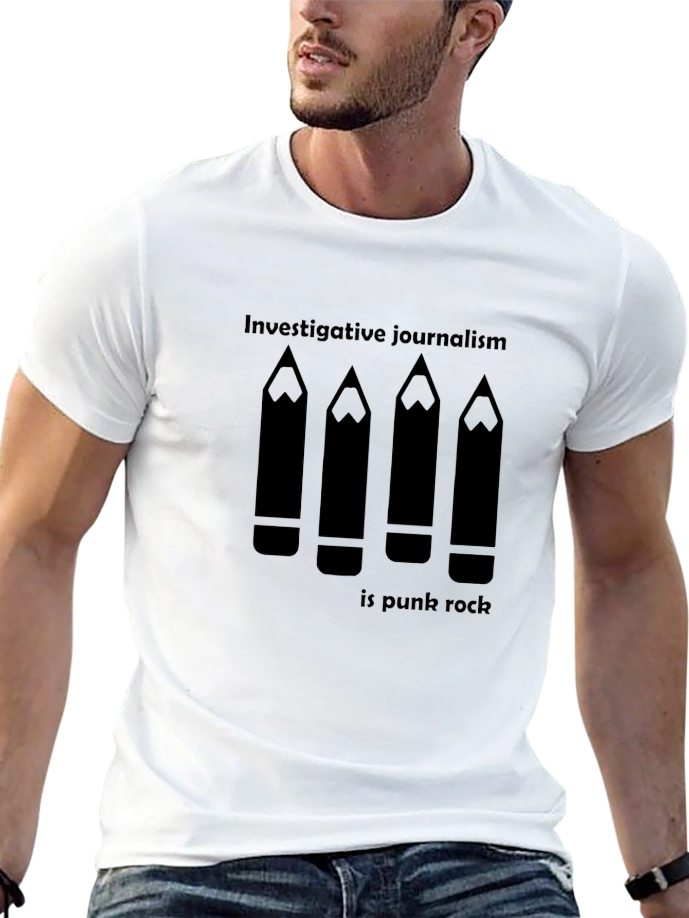 Black Investigative Journalism Is Punk Rock T-Shirt view 13