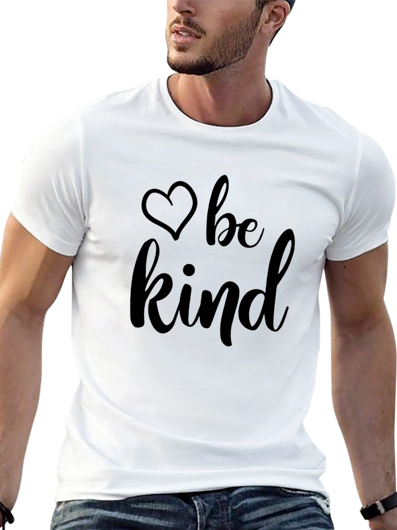 Black Be Kind Graphic Tee - Stylish Comfort view 13