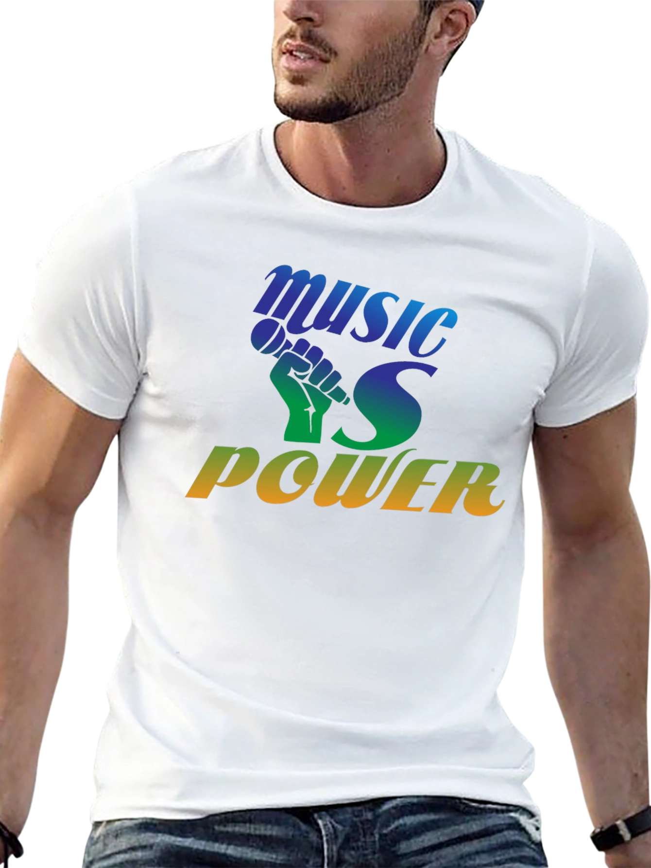 Black Music is Power T-Shirt view 13