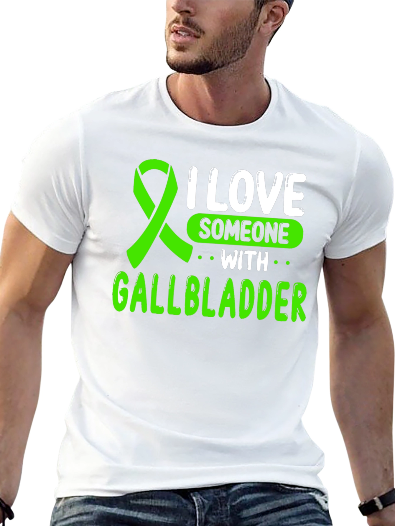 I Love Someone with Gallbladder T-Shirt - 13