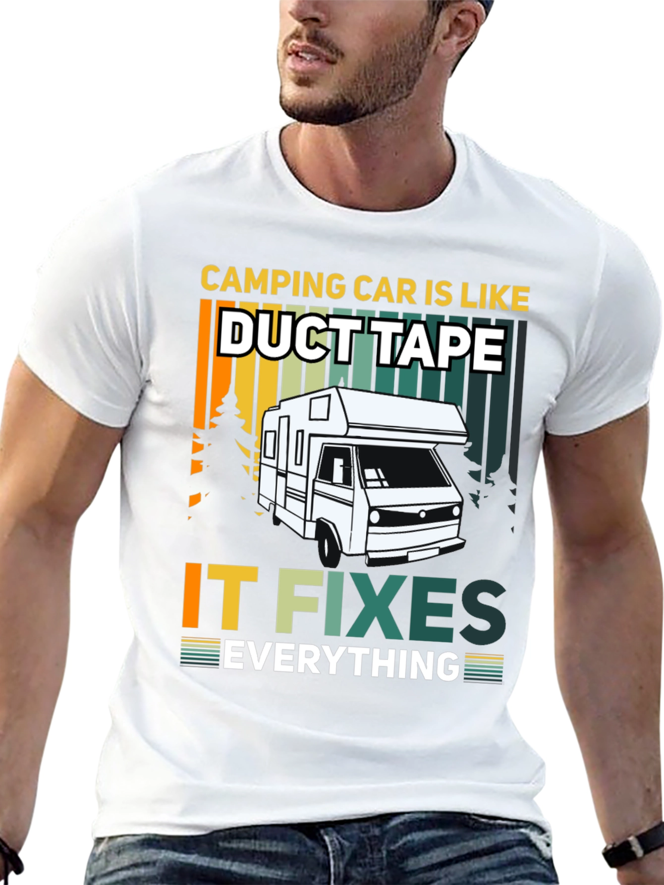 Camping Car Fixes Everything T-Shirt - 13