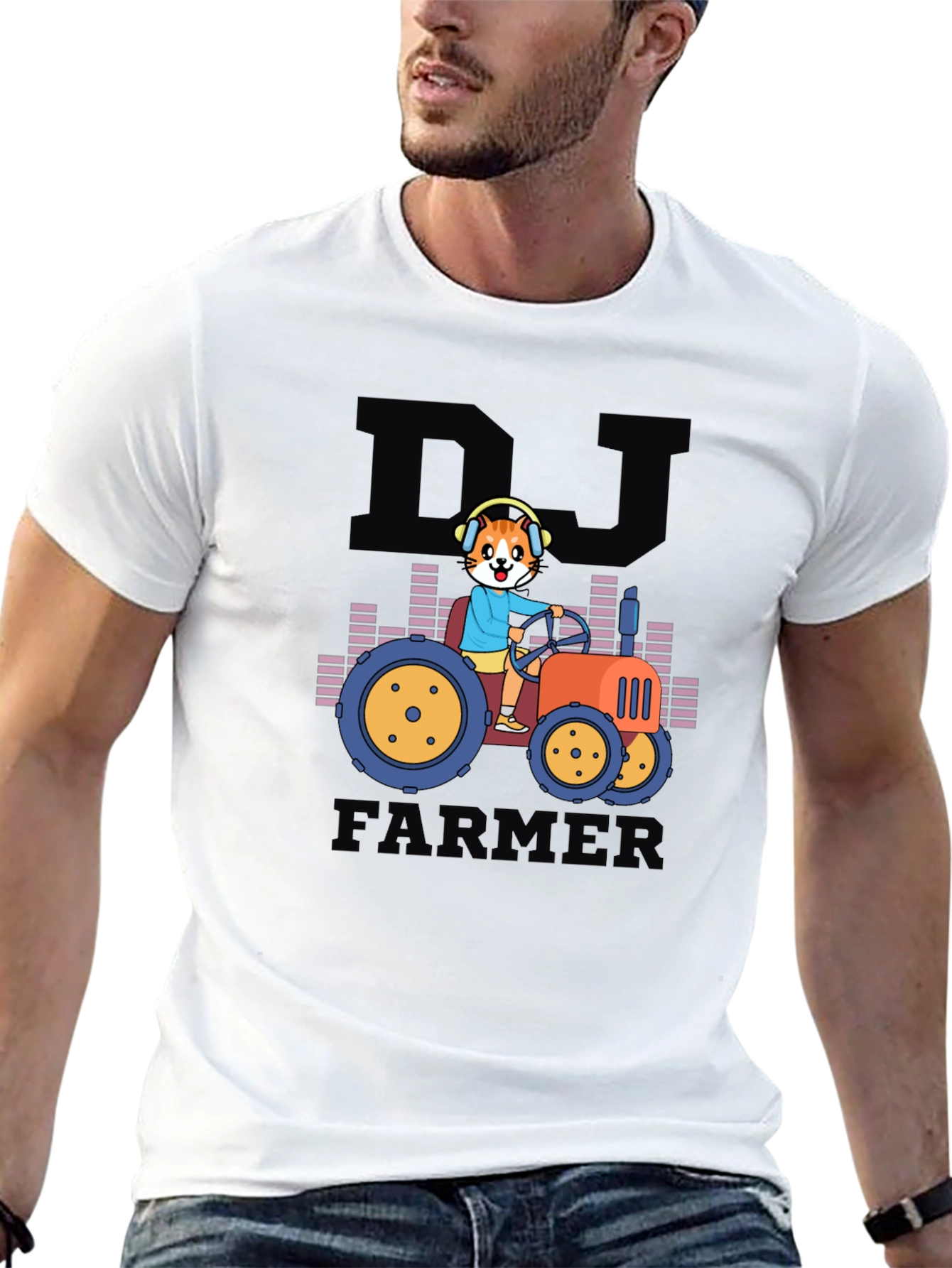 Black DJ Farmer Graphic Tee - Black T-Shirt view 13