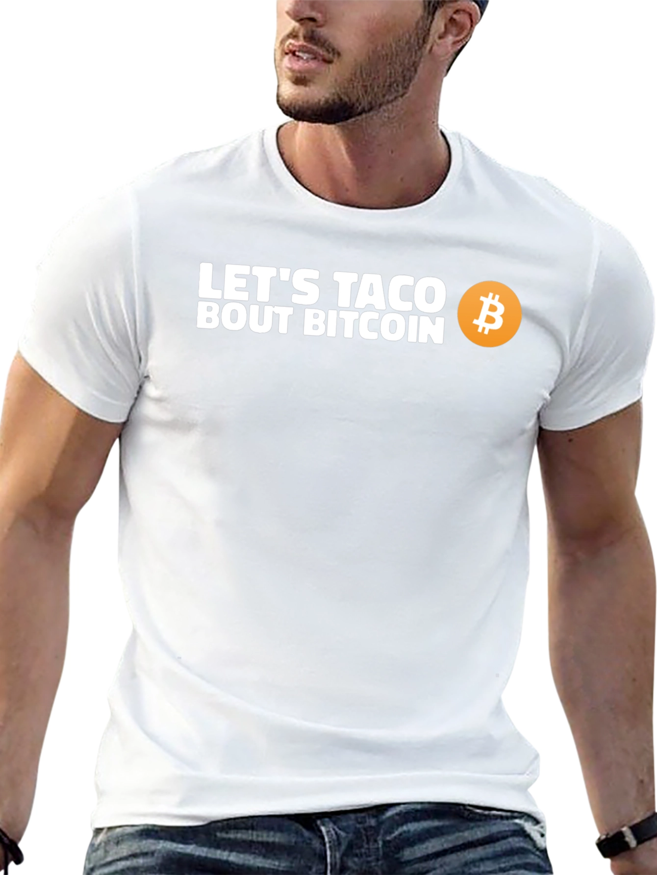 Black Let's Taco Bout Bitcoin T-Shirt - Crypto Tee view 13