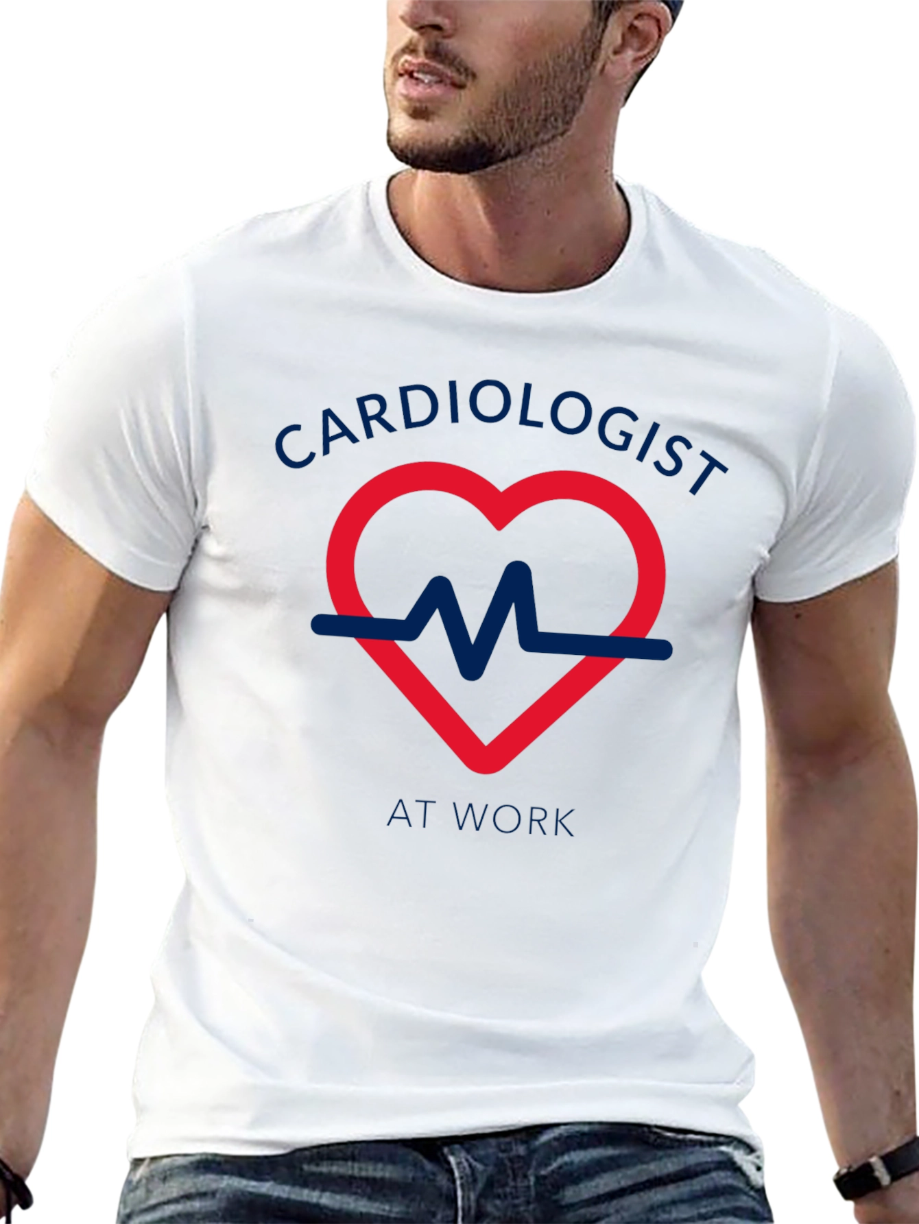 Black Cardiologist At Work T-Shirt view 13