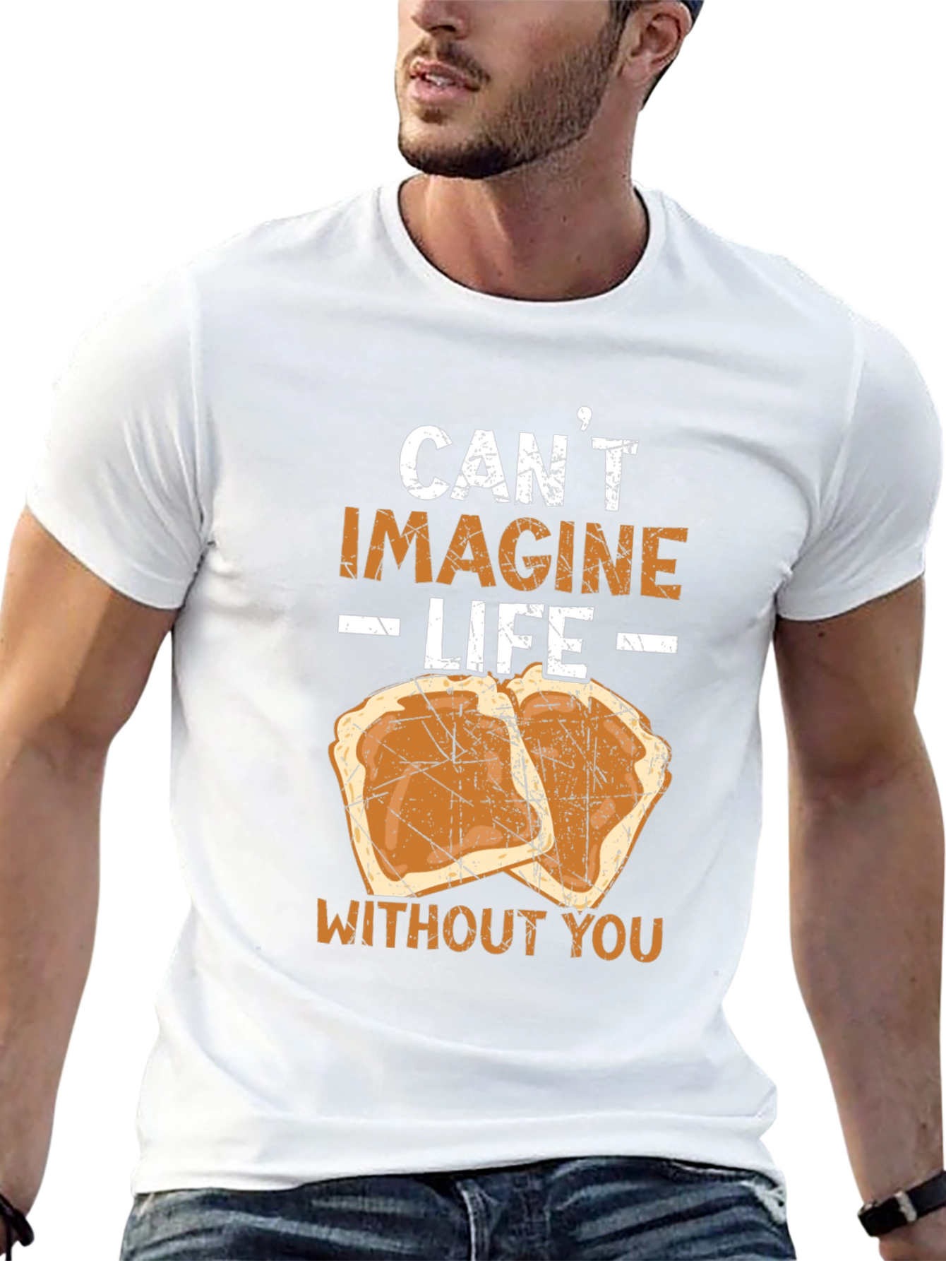 Black Peanut Butter & Jelly "Can't Imagine Life" Graphic Tee view 13