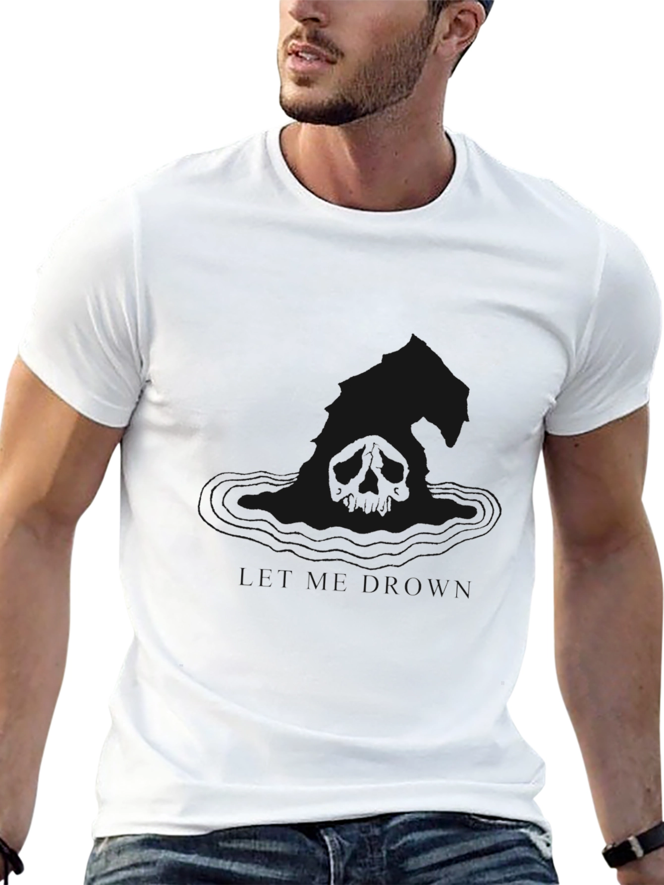 Black Classic Black Crew Neck T-Shirt view 13