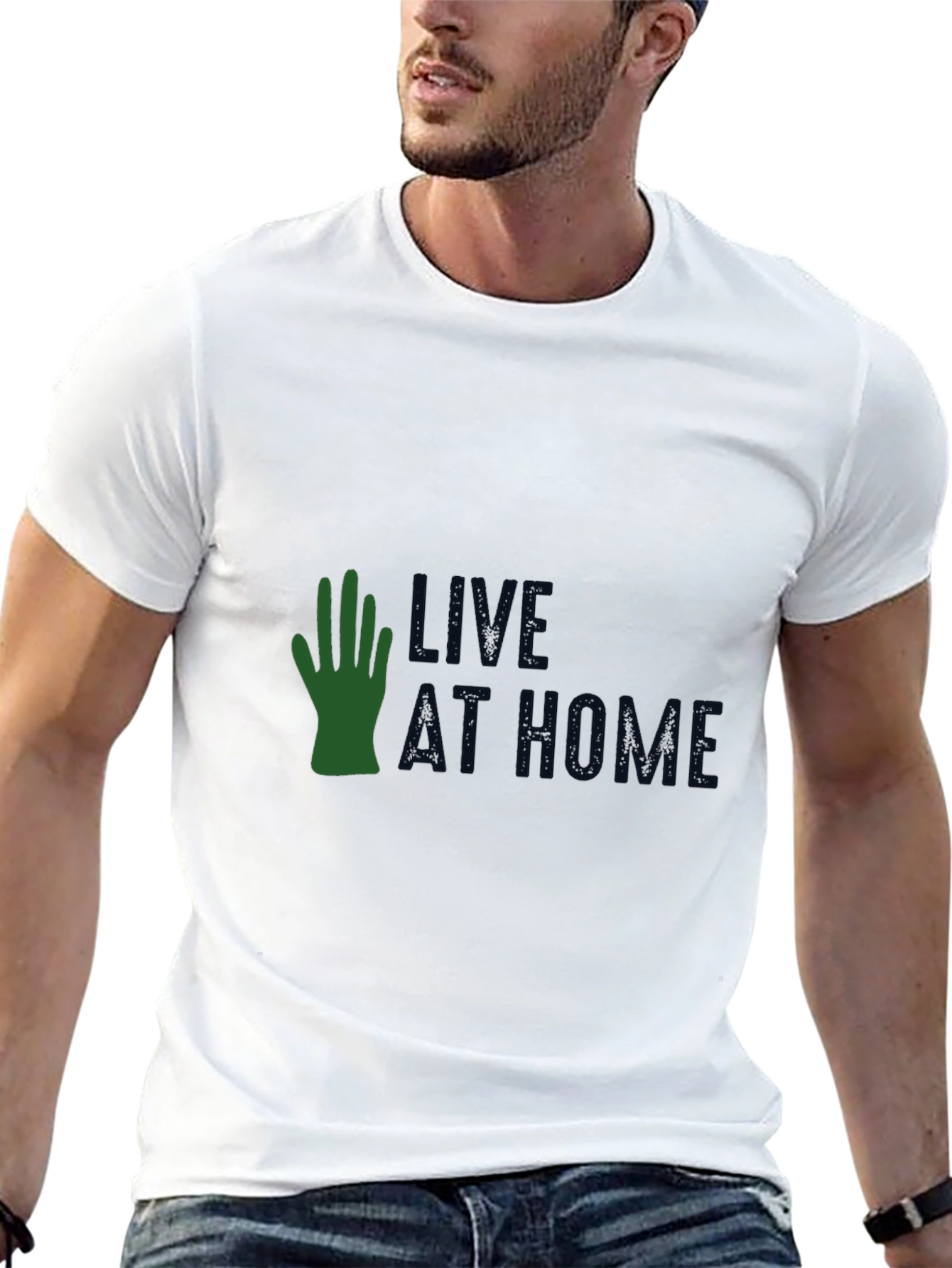 Black Live At Home T-Shirt view 13