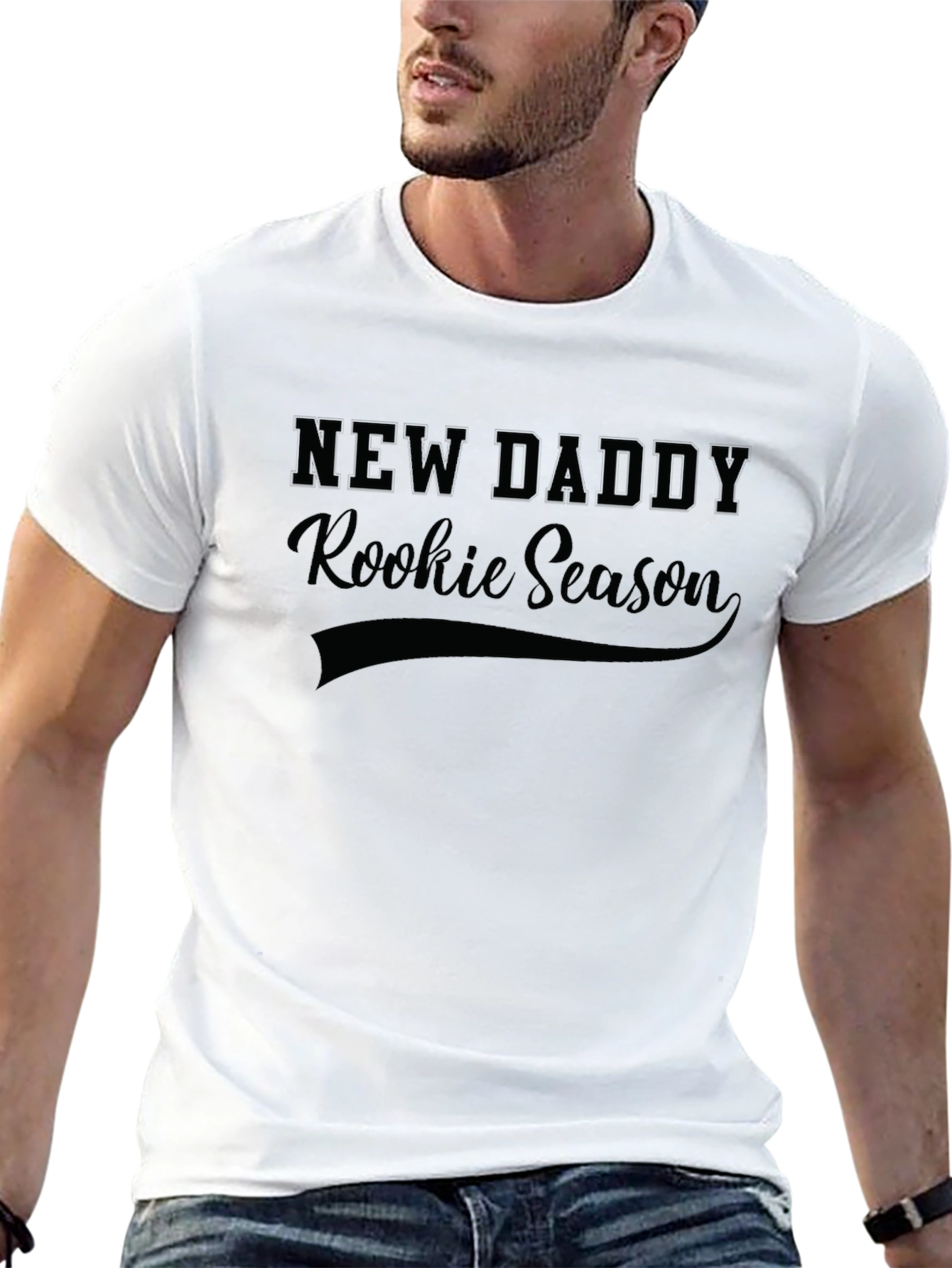 Black New Daddy Rookie Season Black T-Shirt view 13