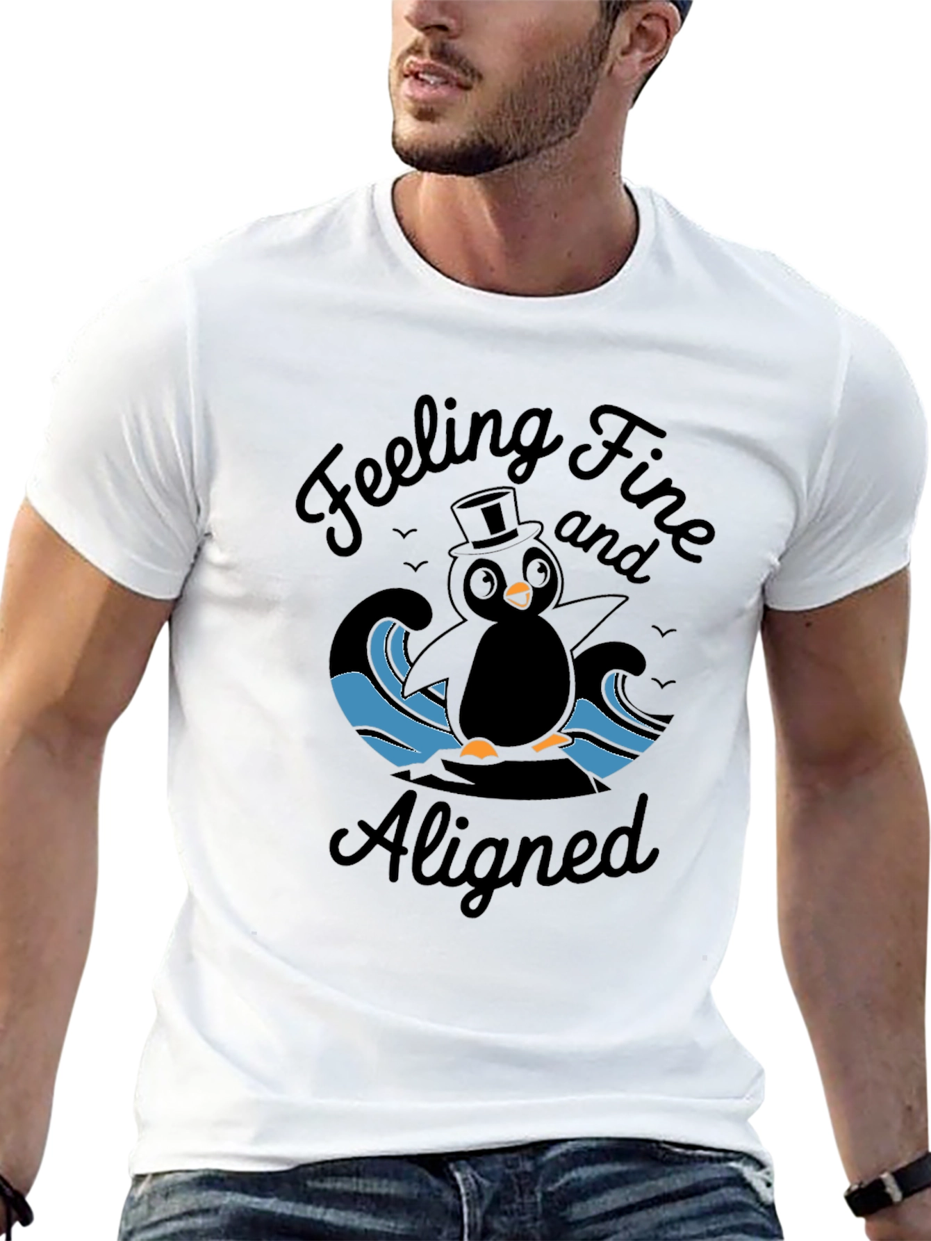 Black Feeling Fine Aligned T-Shirt view 13
