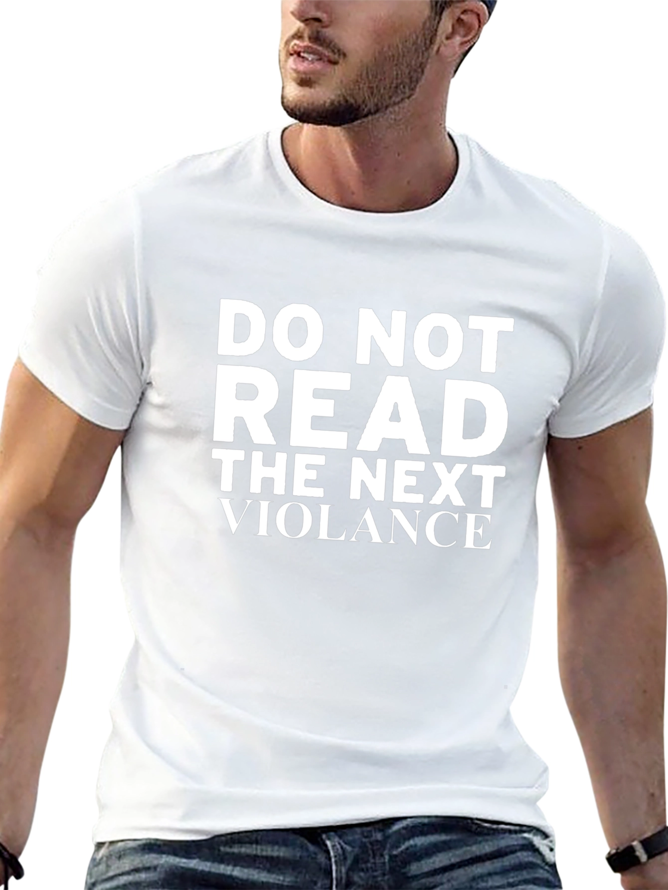 Black Do Not Read T-Shirt - Funny Sarcastic Tee view 13