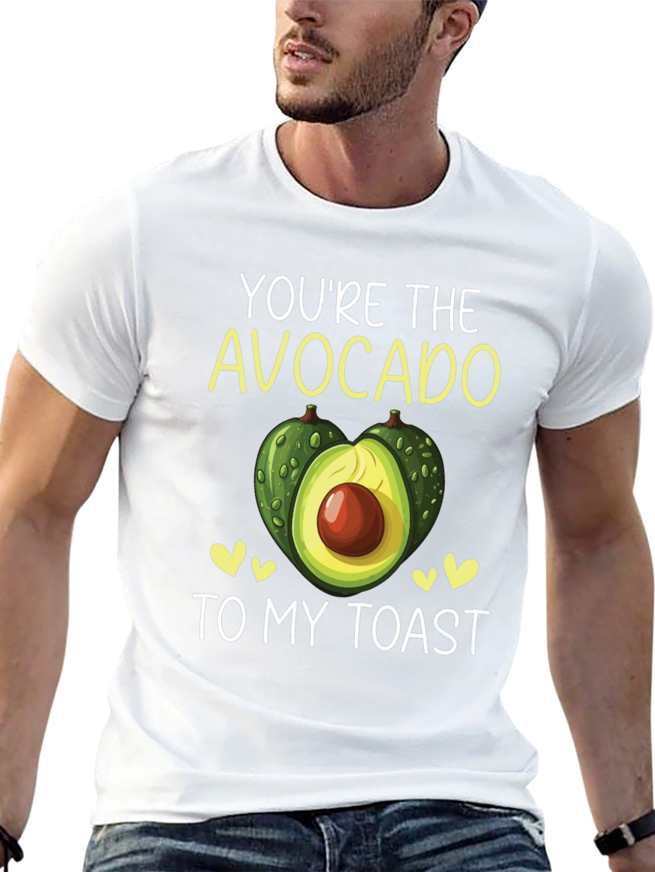 Black You're the Avocado to My Toast T-Shirt view 13