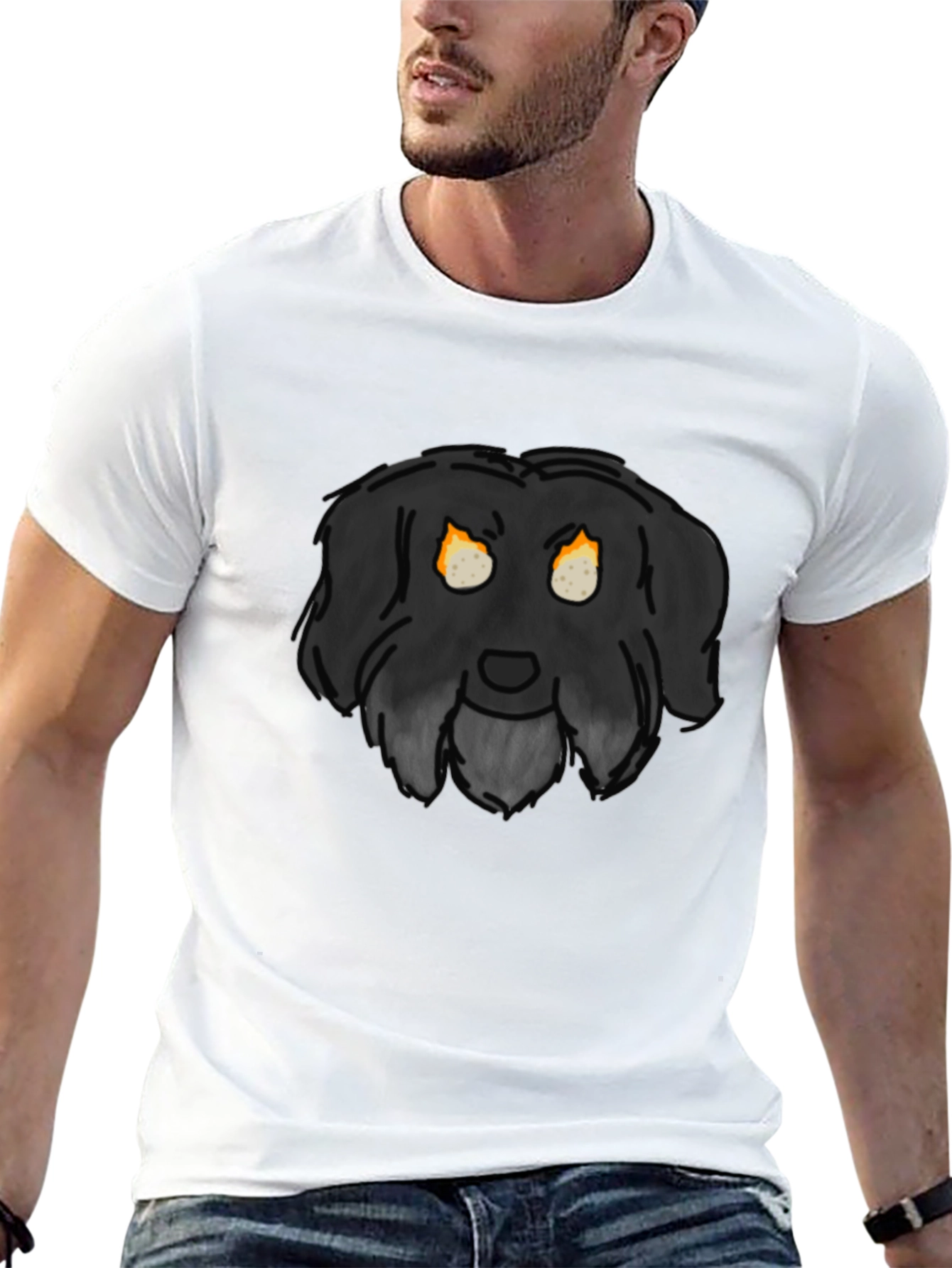 Black Black Dog Graphic T-Shirt view 13