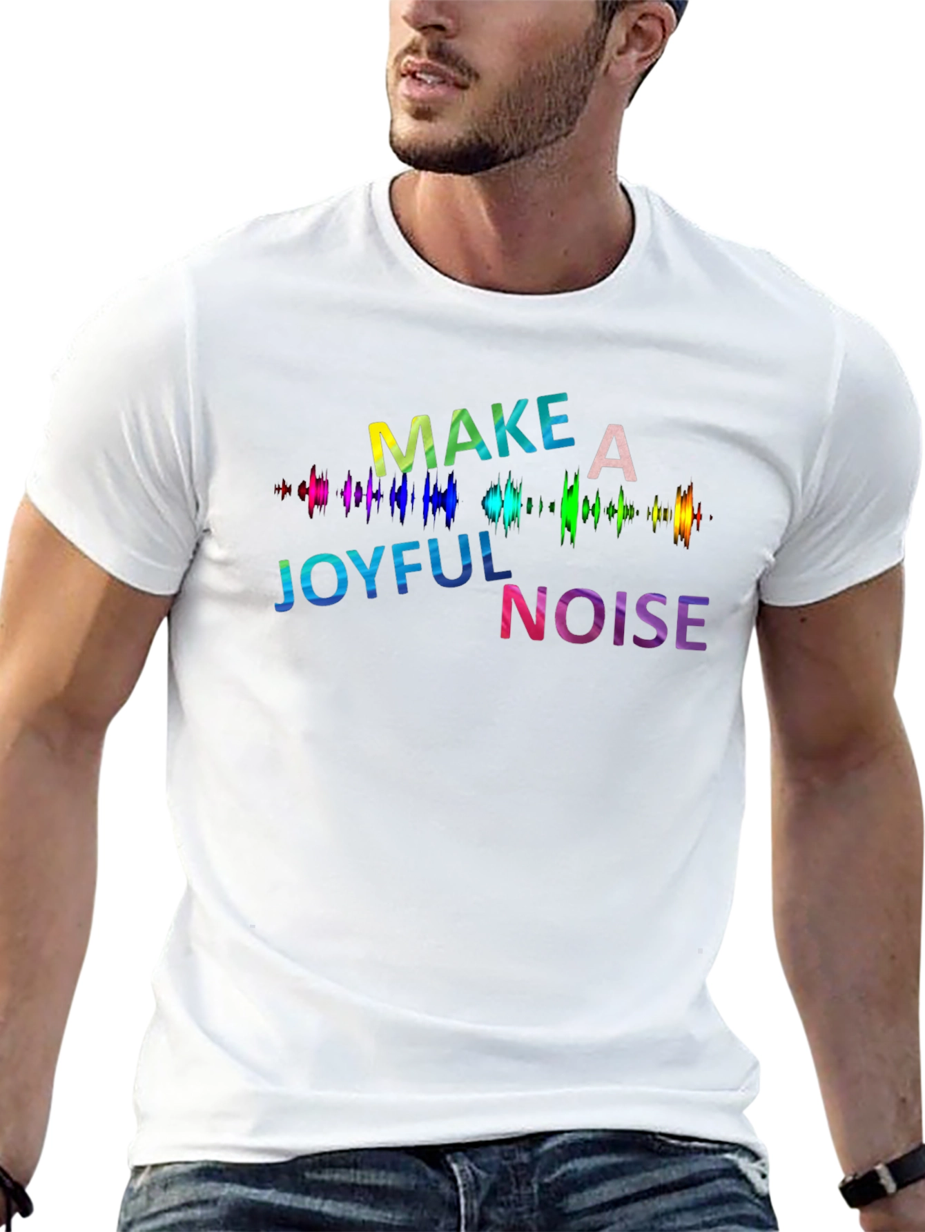 Black Joyful Noise Graphic Tee view 13