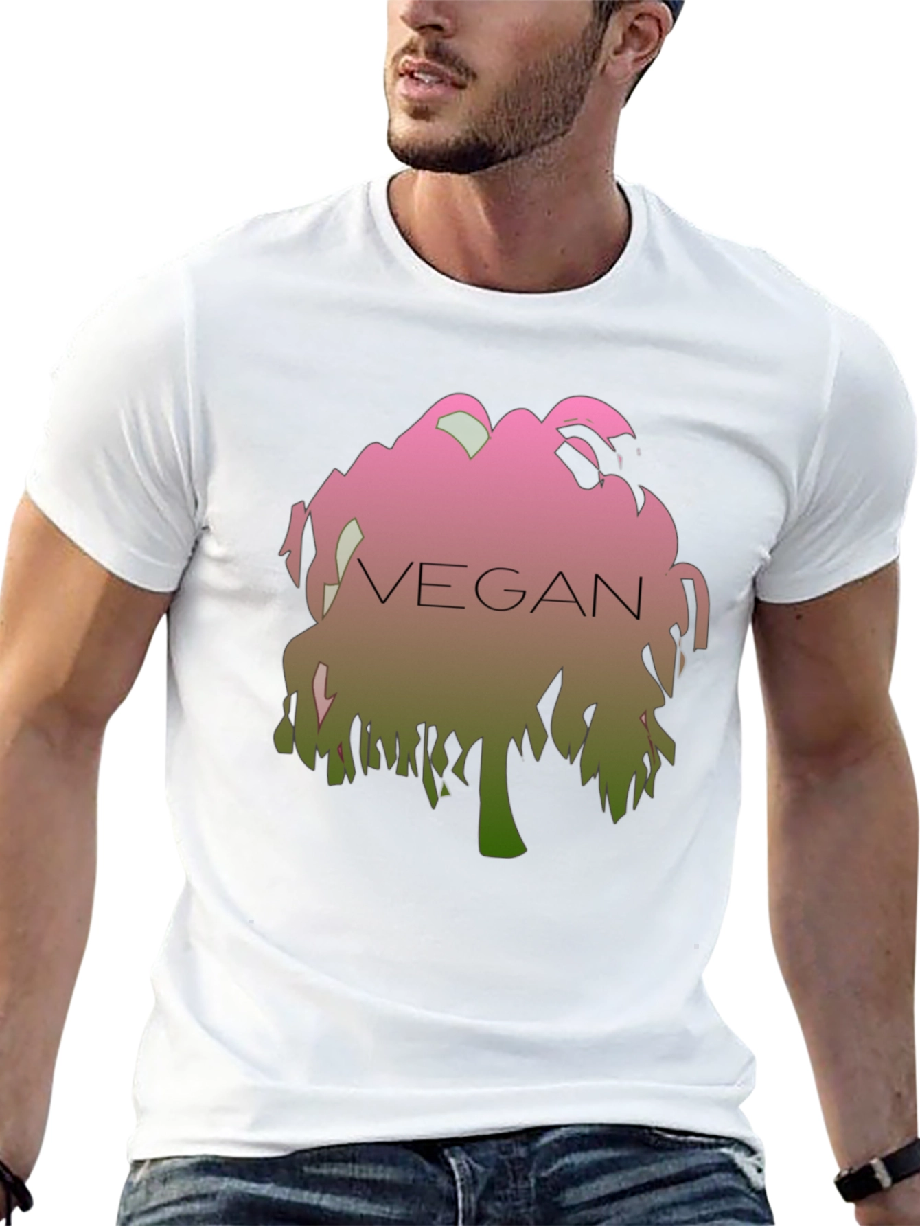 Black Vegan Graphic T-Shirt - Stylish and Comfortable view 13