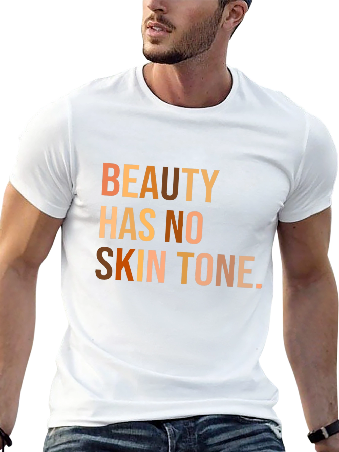 Black Beauty Has No Skin Tone T-Shirt view 13