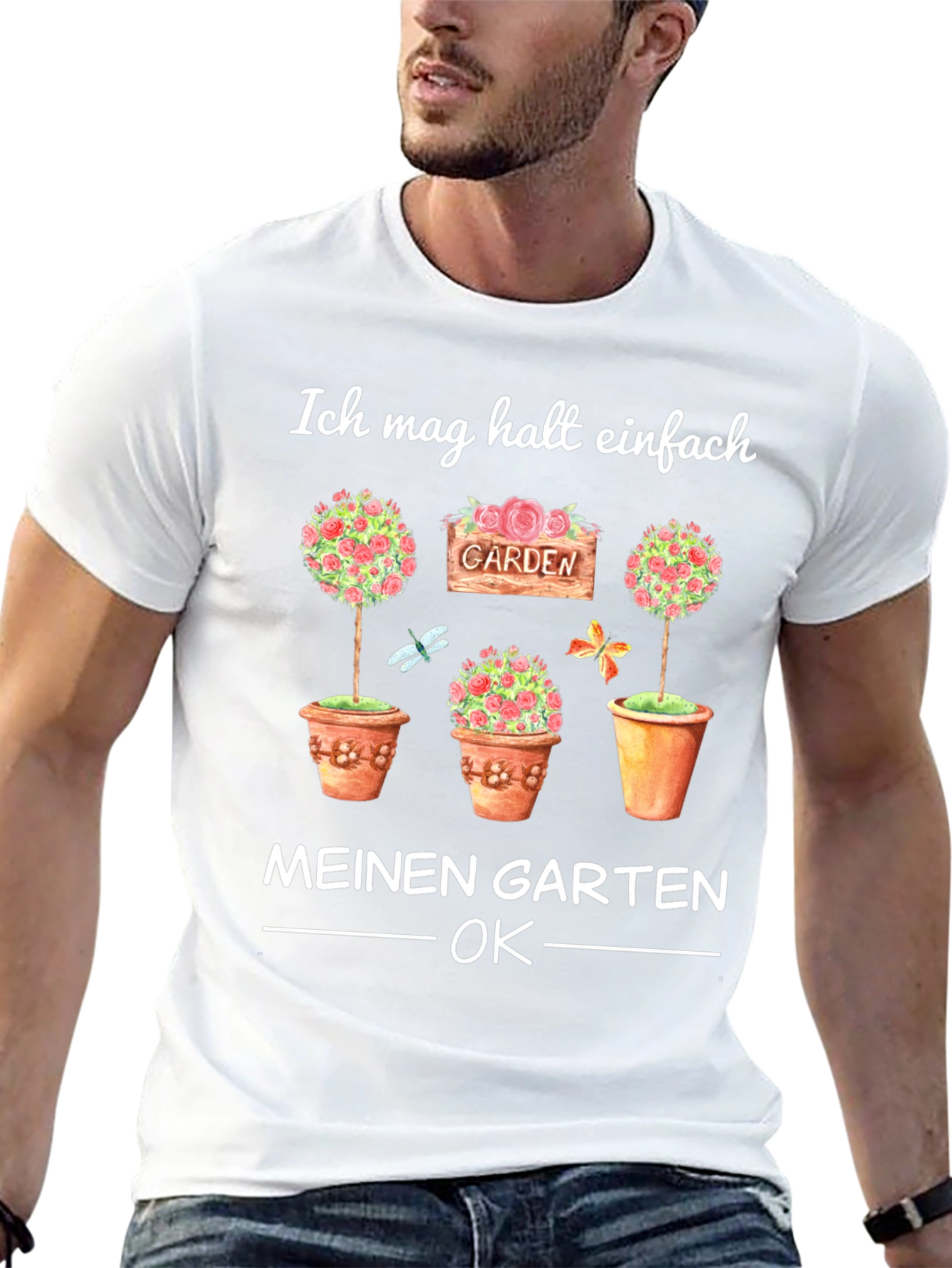 Black Ich Mag Meinen Garten T-Shirt view 13