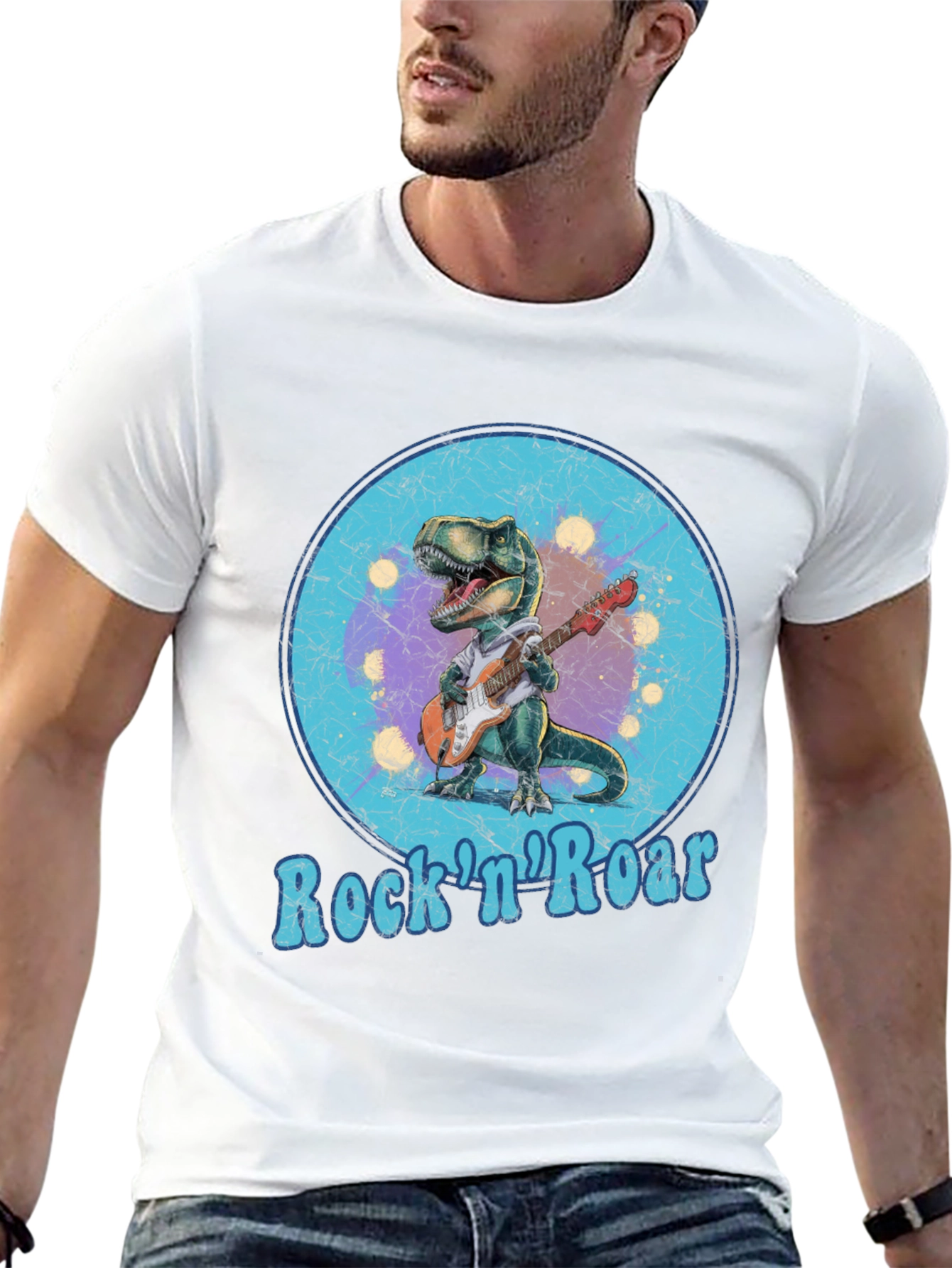 Black Rock 'n' Roar Dinosaur Graphic Tee view 13