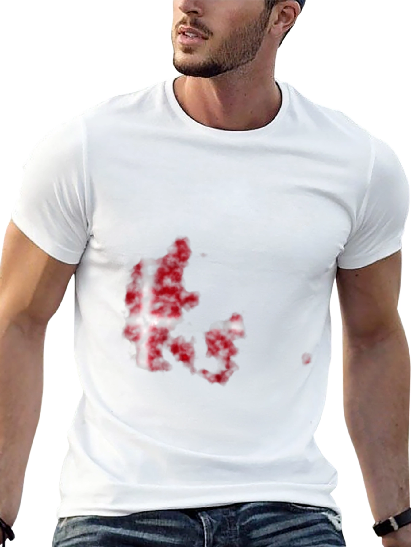 Denmark Flag Map Graphic Tee - 13