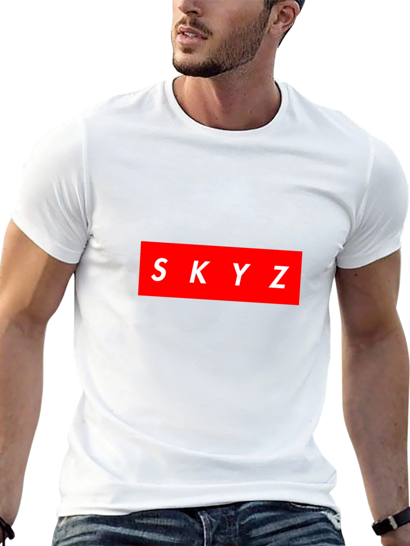 Black SKY Z Graphic Tee - Modern Streetwear view 13