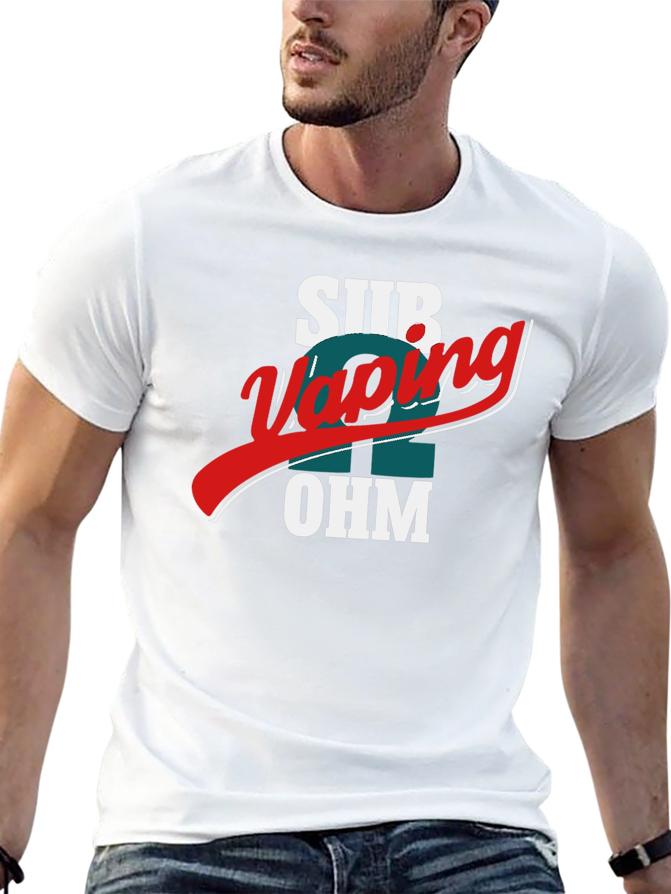 Black Sub Ohm Vaping T-Shirt - Premium Black Tee view 13