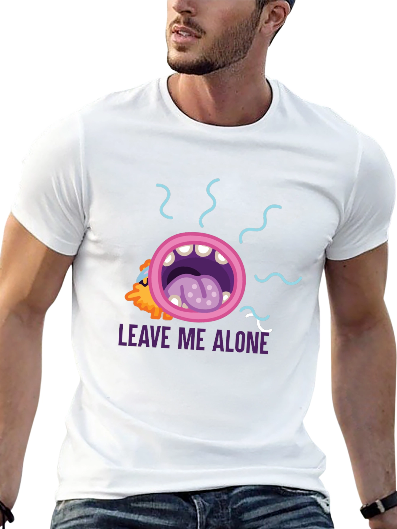Black Leave Me Alone Graphic Tee - Black view 13