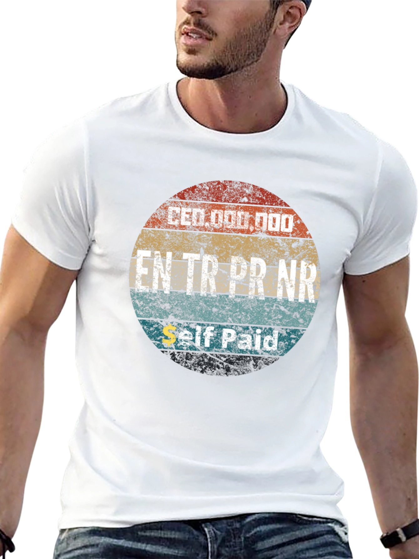 Black CEO Entrepreneur Self-Made Graphic T-Shirt view 13
