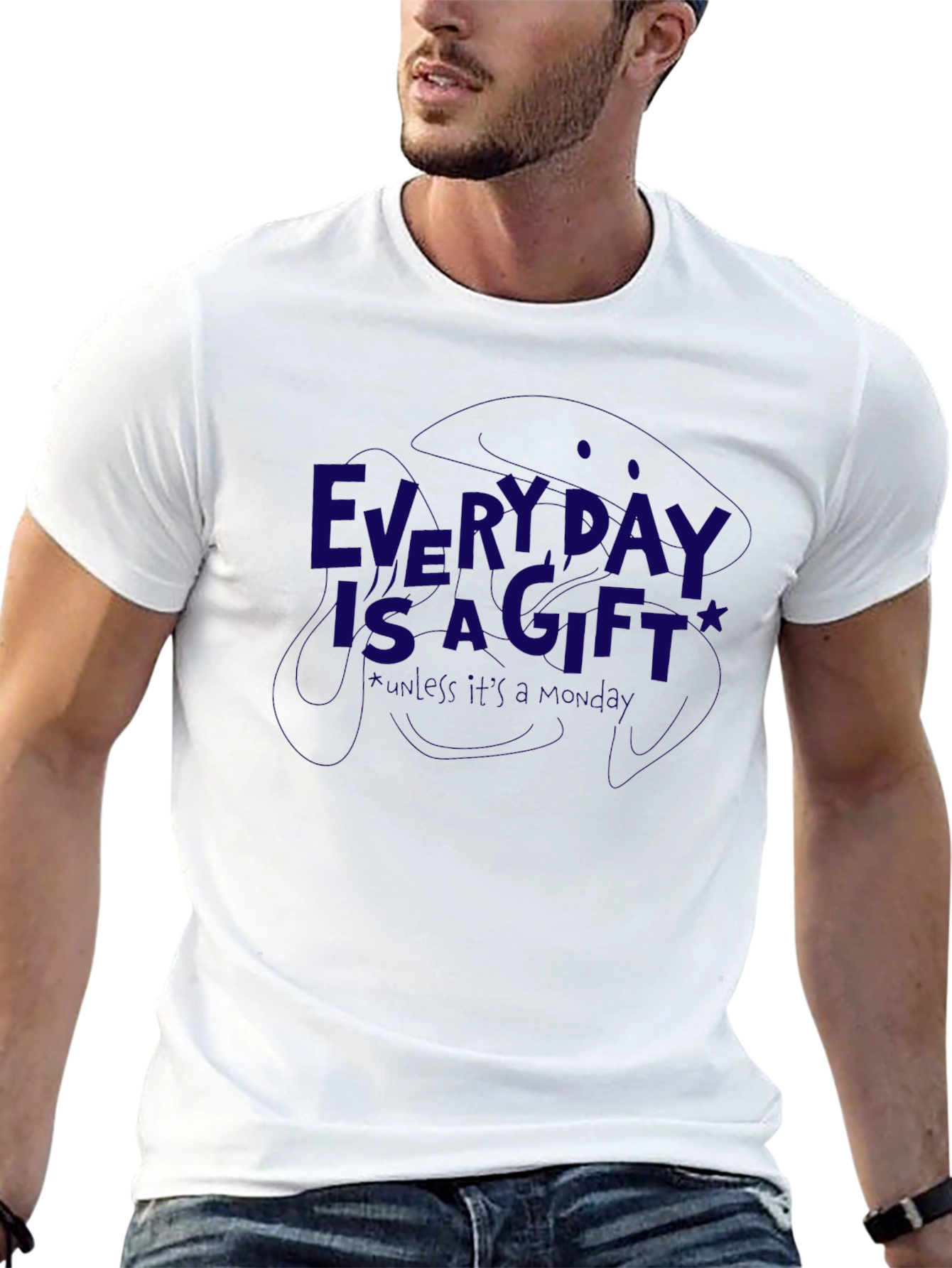 Black Everyday Is a Gift T-Shirt view 13