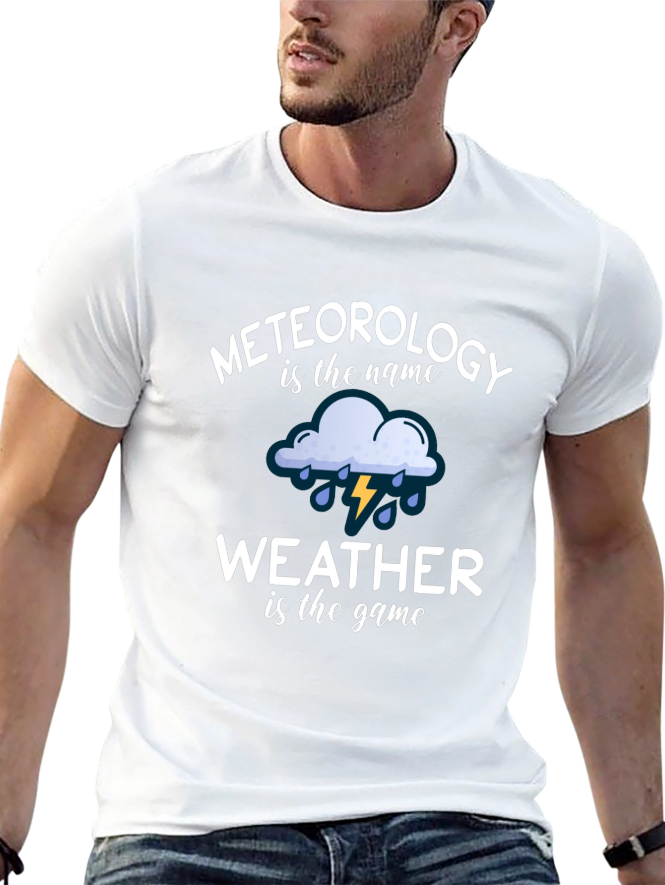 Black Meteorology Weather Graphic Novelty Tee view 13