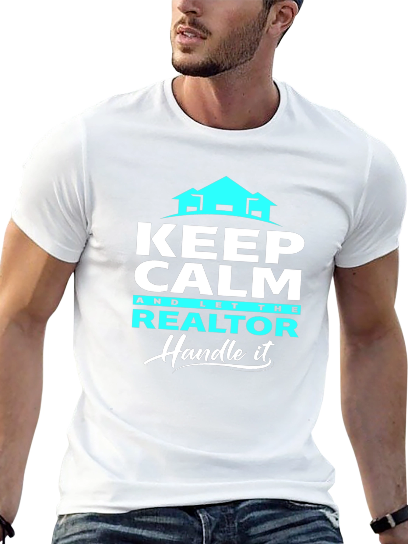 Black Keep Calm Realtor T-Shirt: Handle It view 13