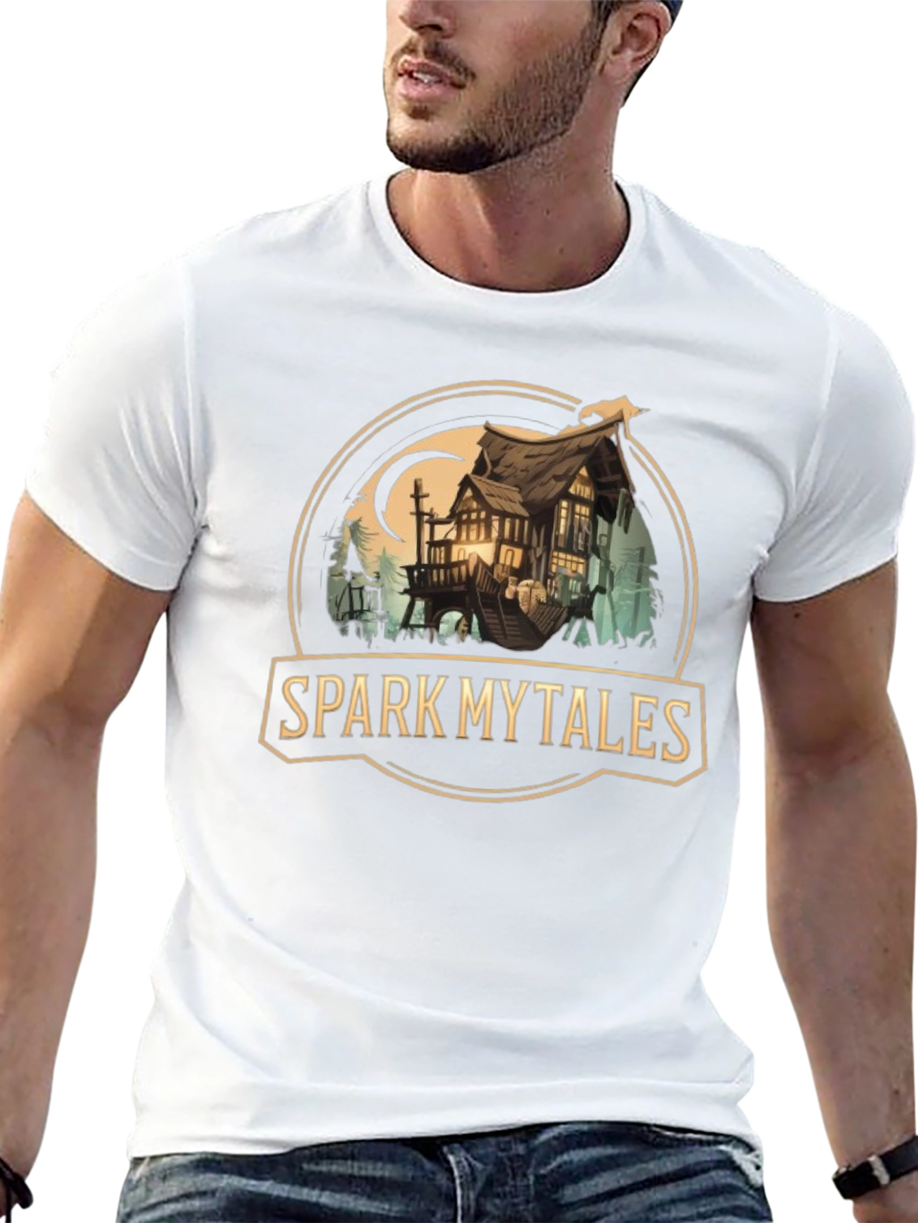 Black Spark Mytales Graphic Tee view 13