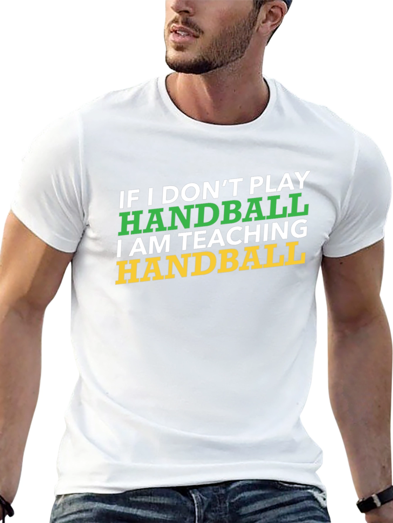 Black Handball Teacher T-Shirt - Funny Handball Gift view 13