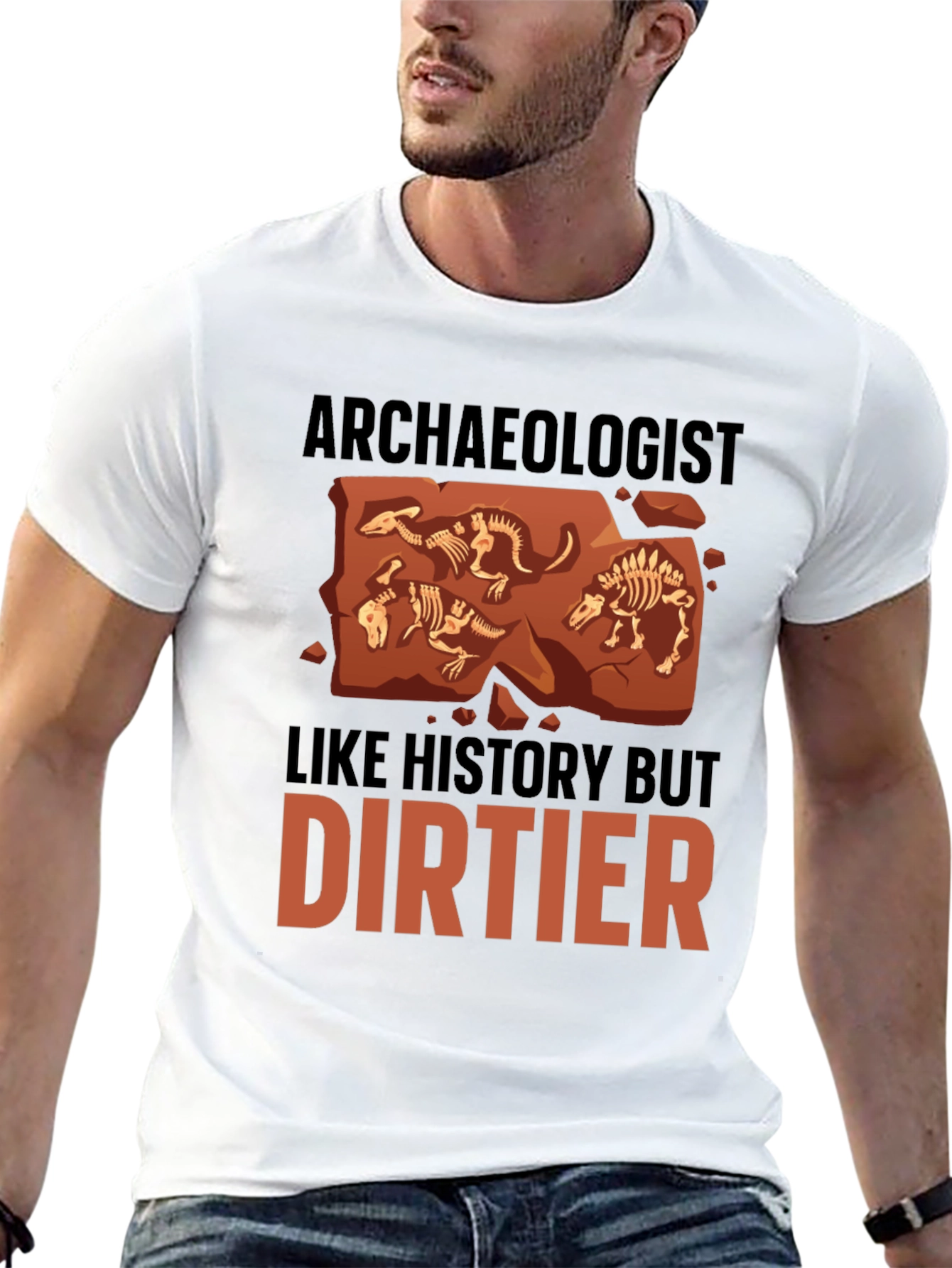 Black Archaeologist T-Shirt - History But Dirtier view 13