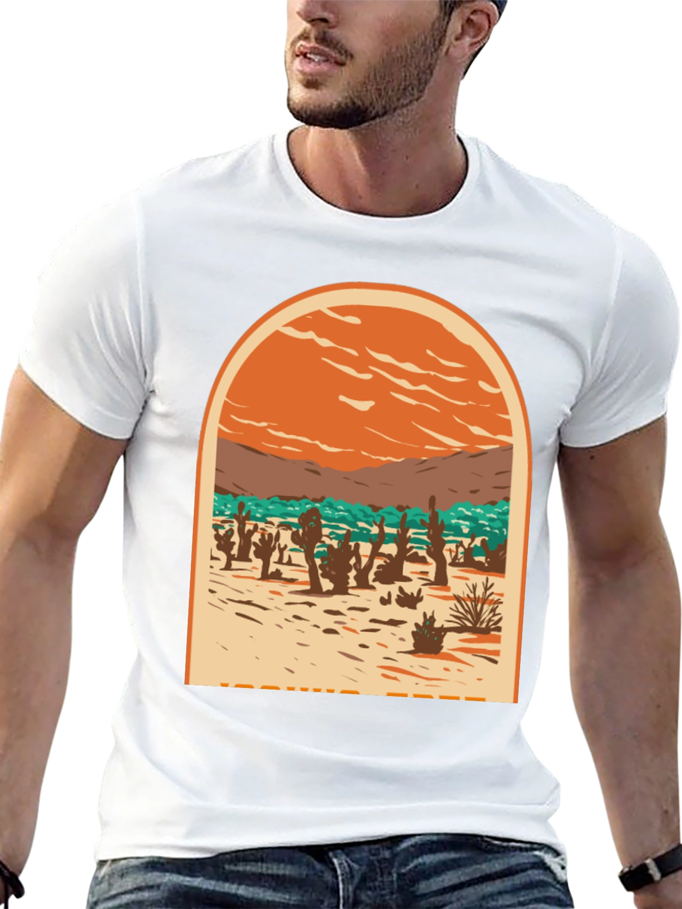 Black Desert Scene Graphic Tee - Black view 13