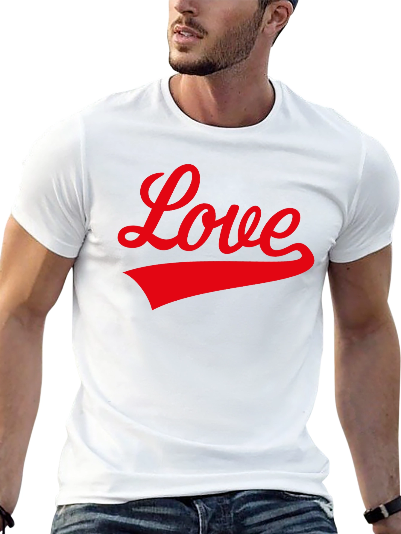 Black Love Graphic T-Shirt - Black view 13