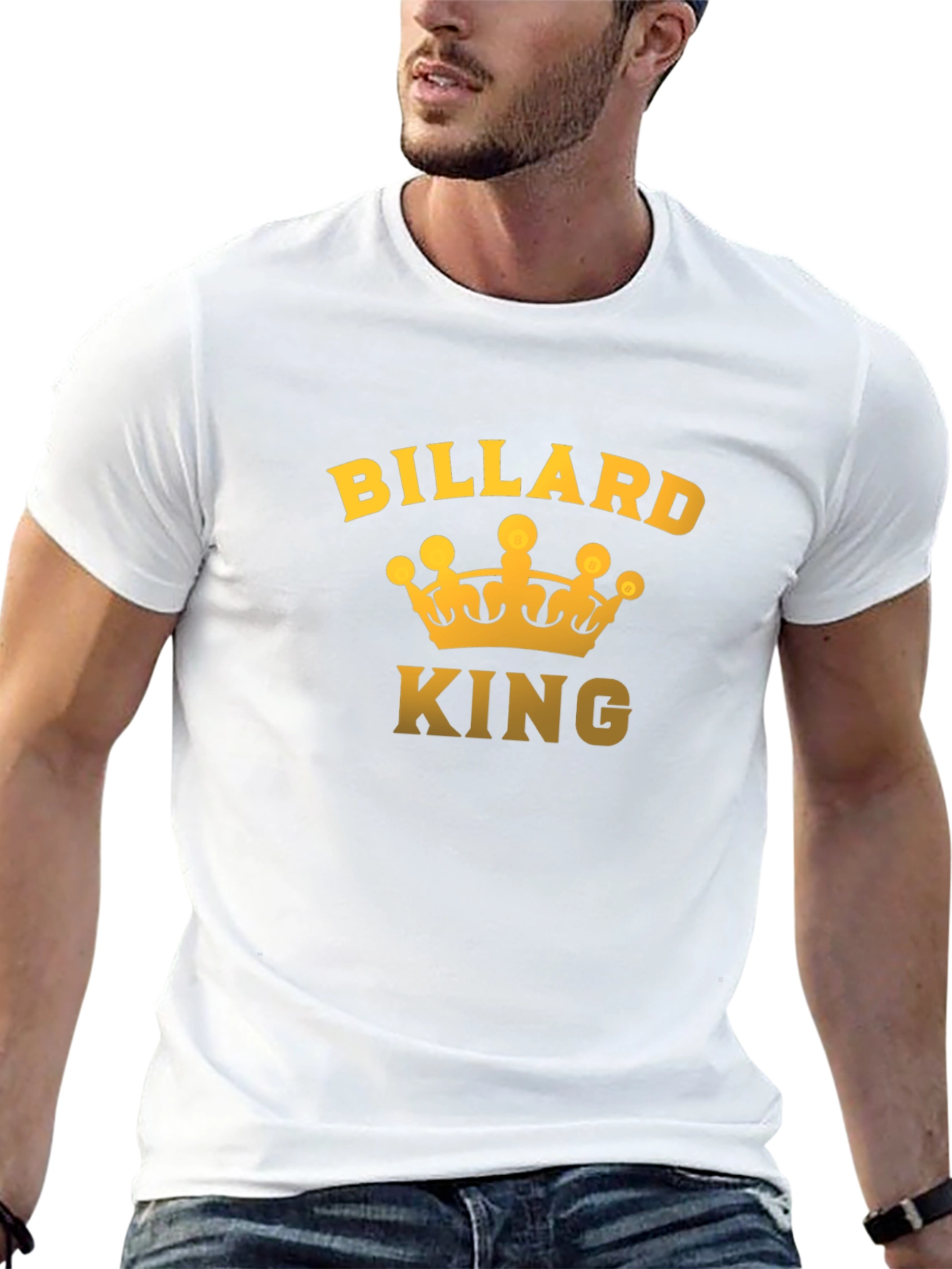 Black Billard King Black T-Shirt view 13