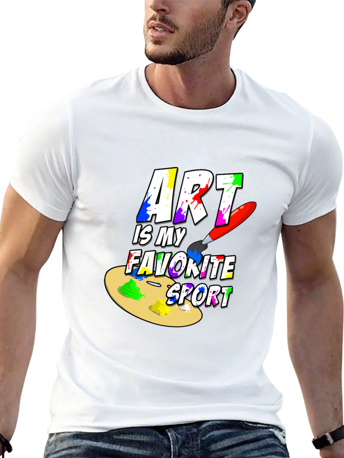 Black Art is My Favorite Sport T-Shirt view 13