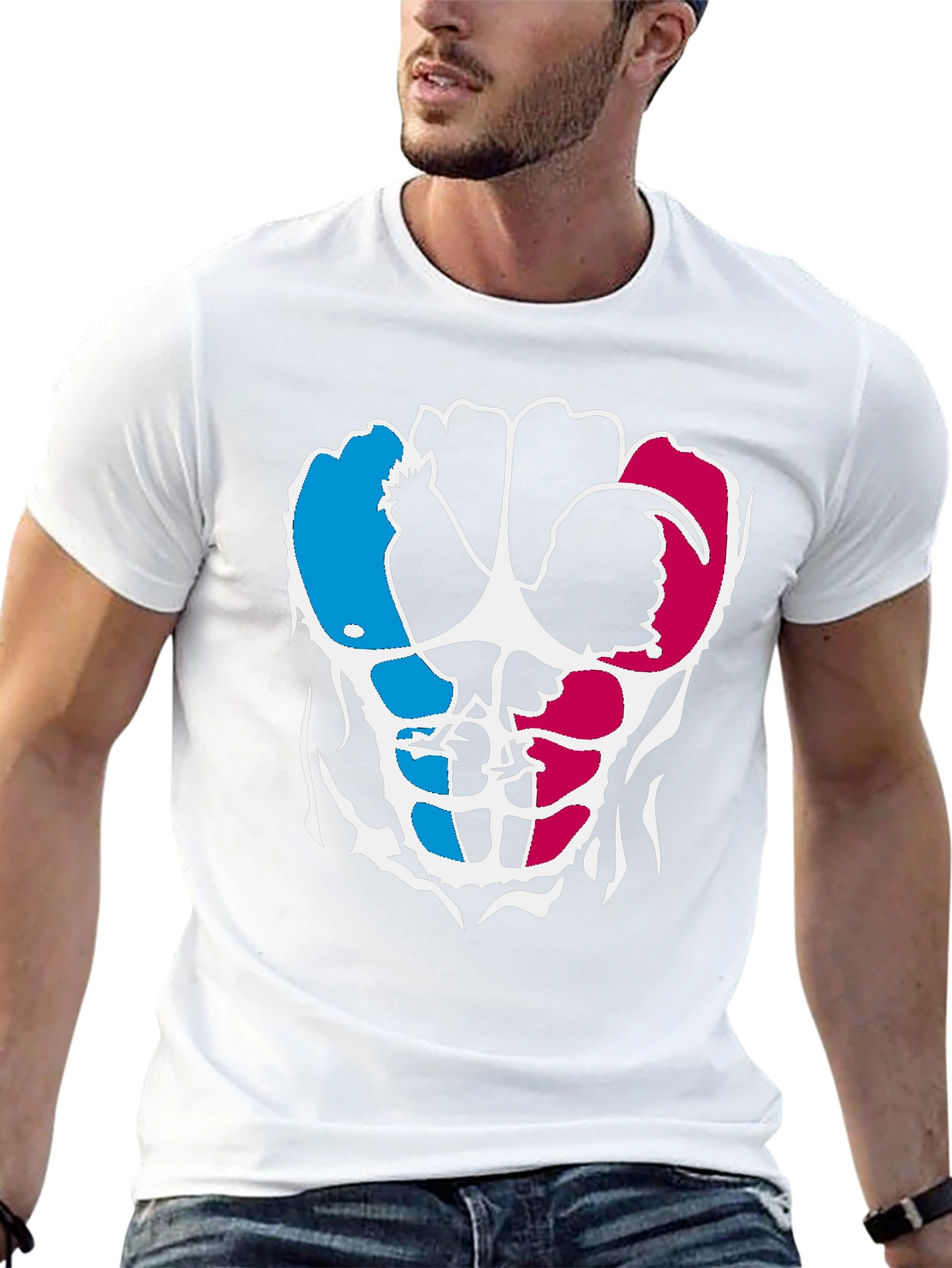 Black Rooster Abs Graphic Tee view 13