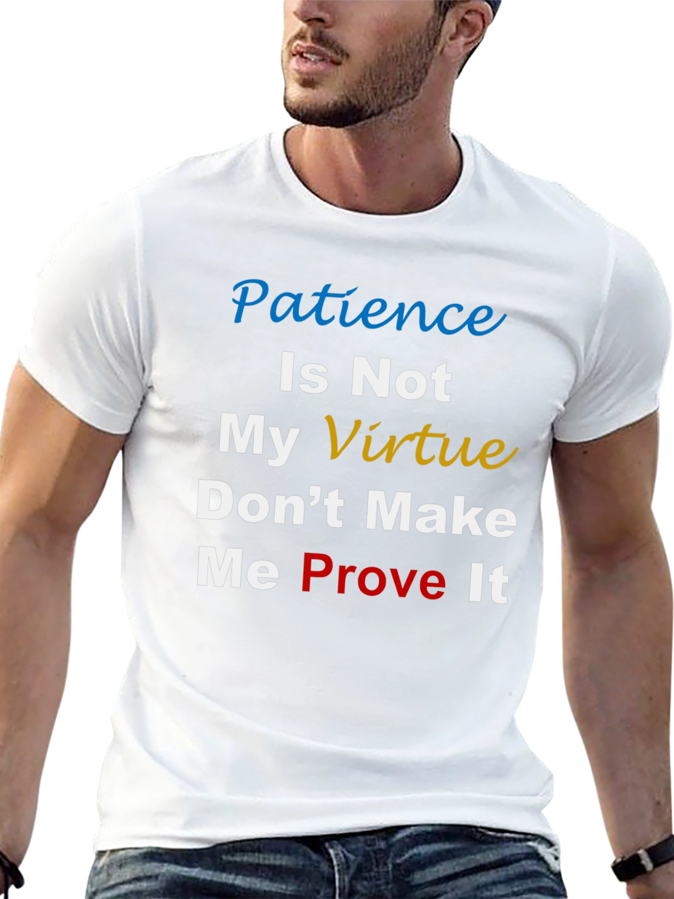 Black Patience Is Not My Virtue T-Shirt view 13