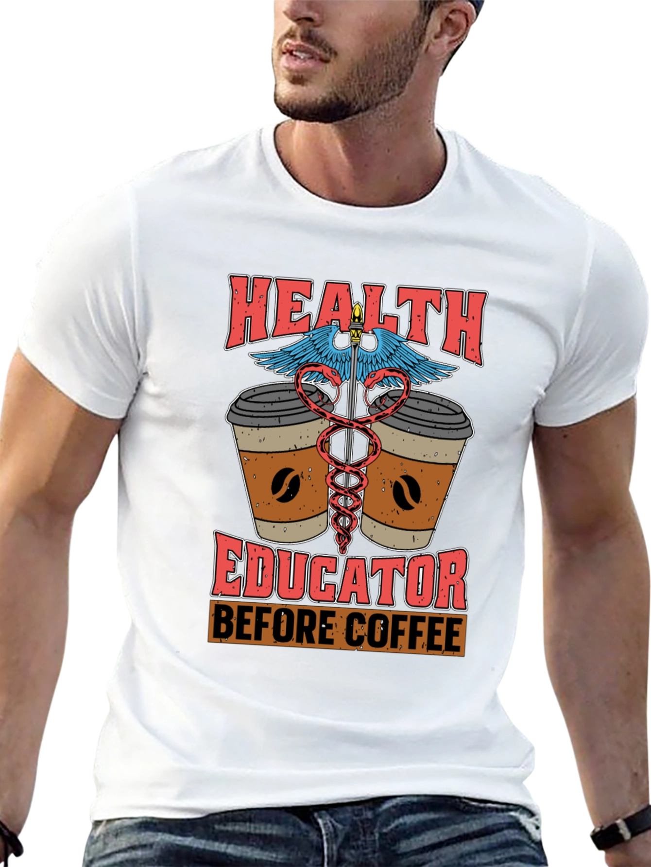 Health Educator Coffee T-Shirt - 13