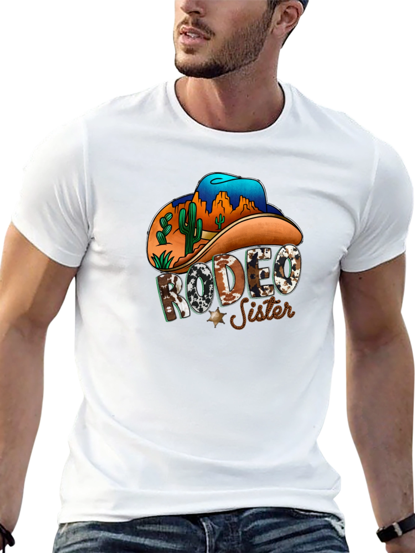 Black Rodeo Sister Western Graphic Tee view 13