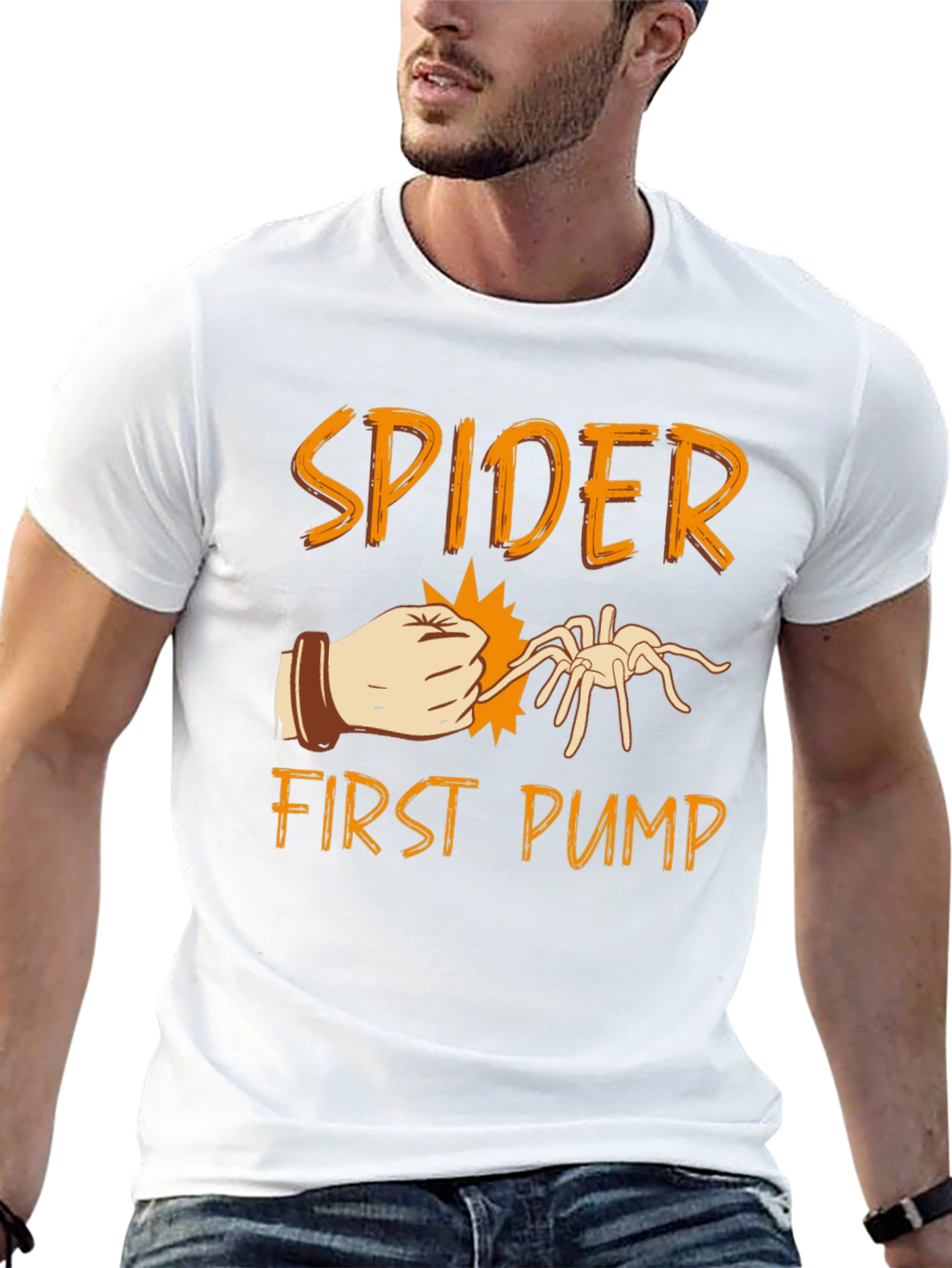 Black Spider First Pump Black Graphic T-Shirt view 13